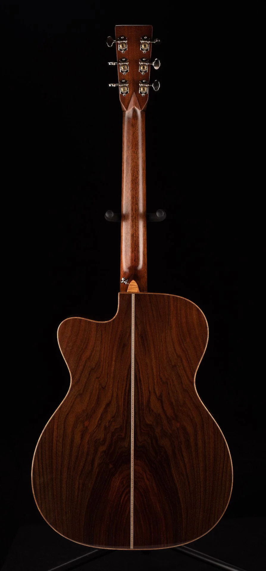 Martin Custom Shop Offset OM Wild East Indian Rosewood Acoustic Guitar With Case - Image 11