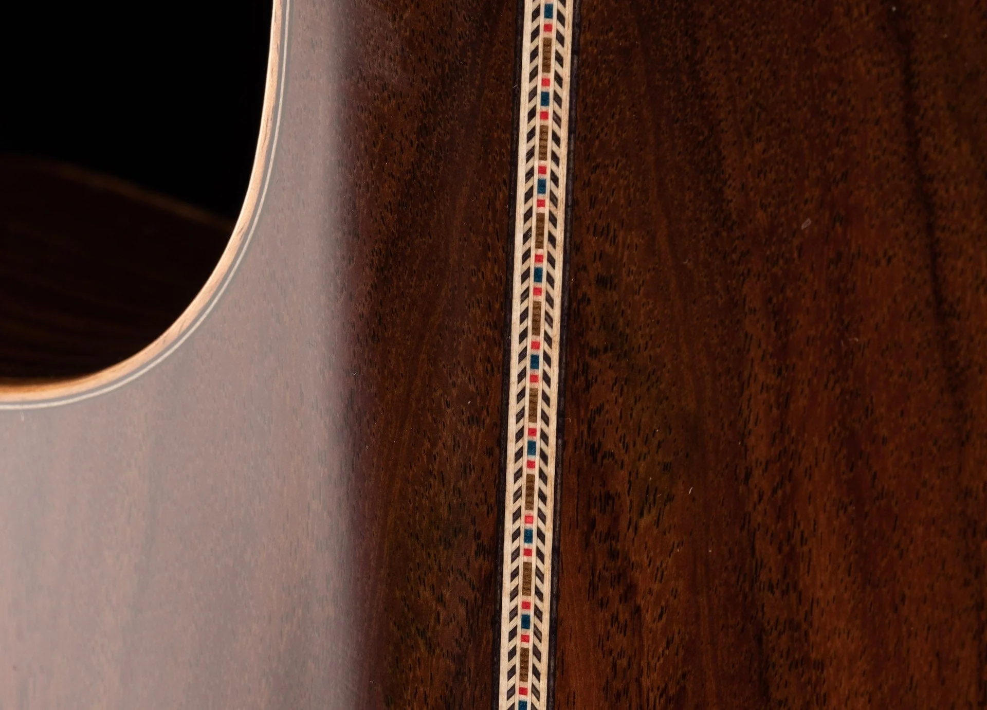 Martin Custom Shop Offset OM Wild East Indian Rosewood Acoustic Guitar With Case - Image 12
