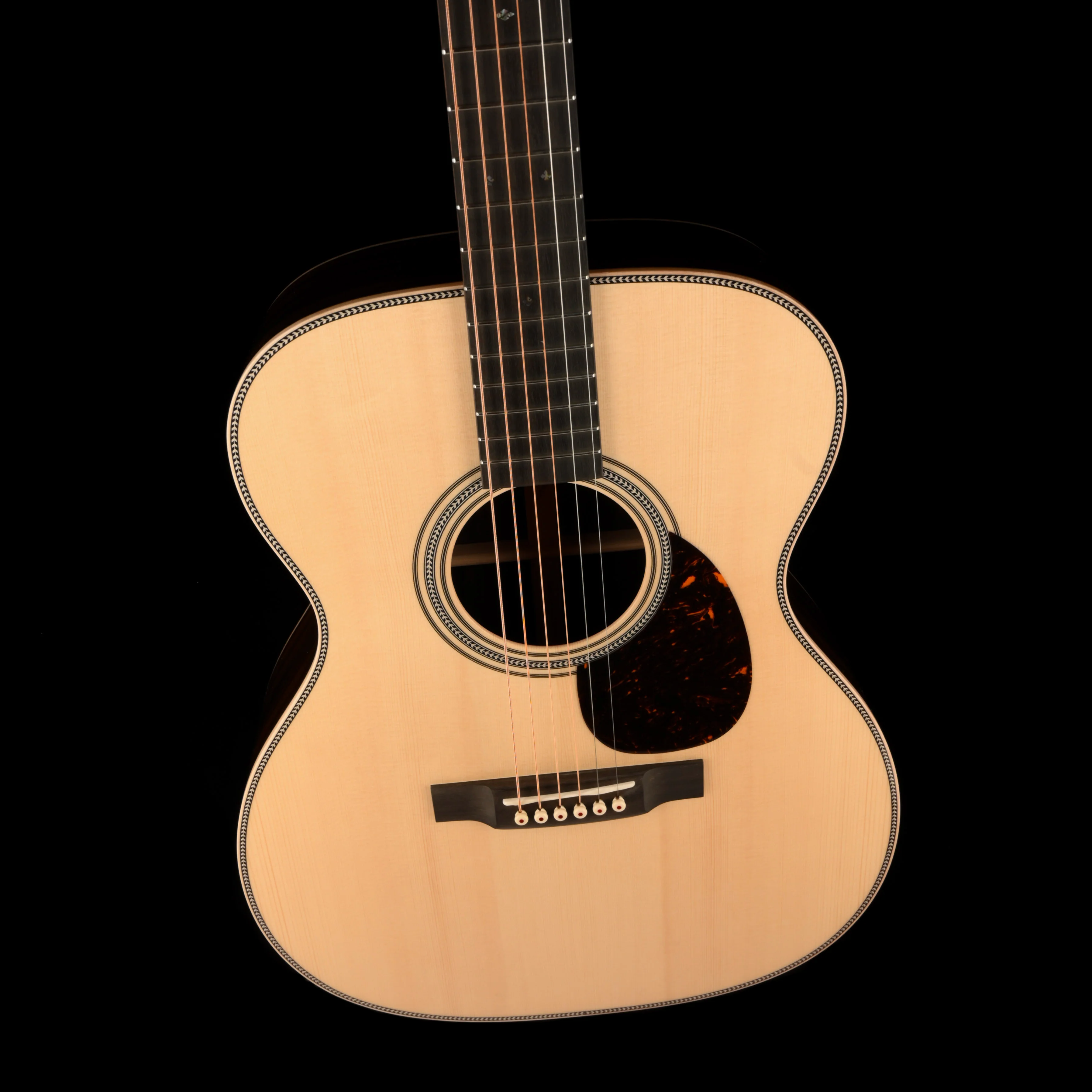 Martin Custom Shop OM-28 Ziricote with High Altitude Swiss Spruce With Case - Image 4