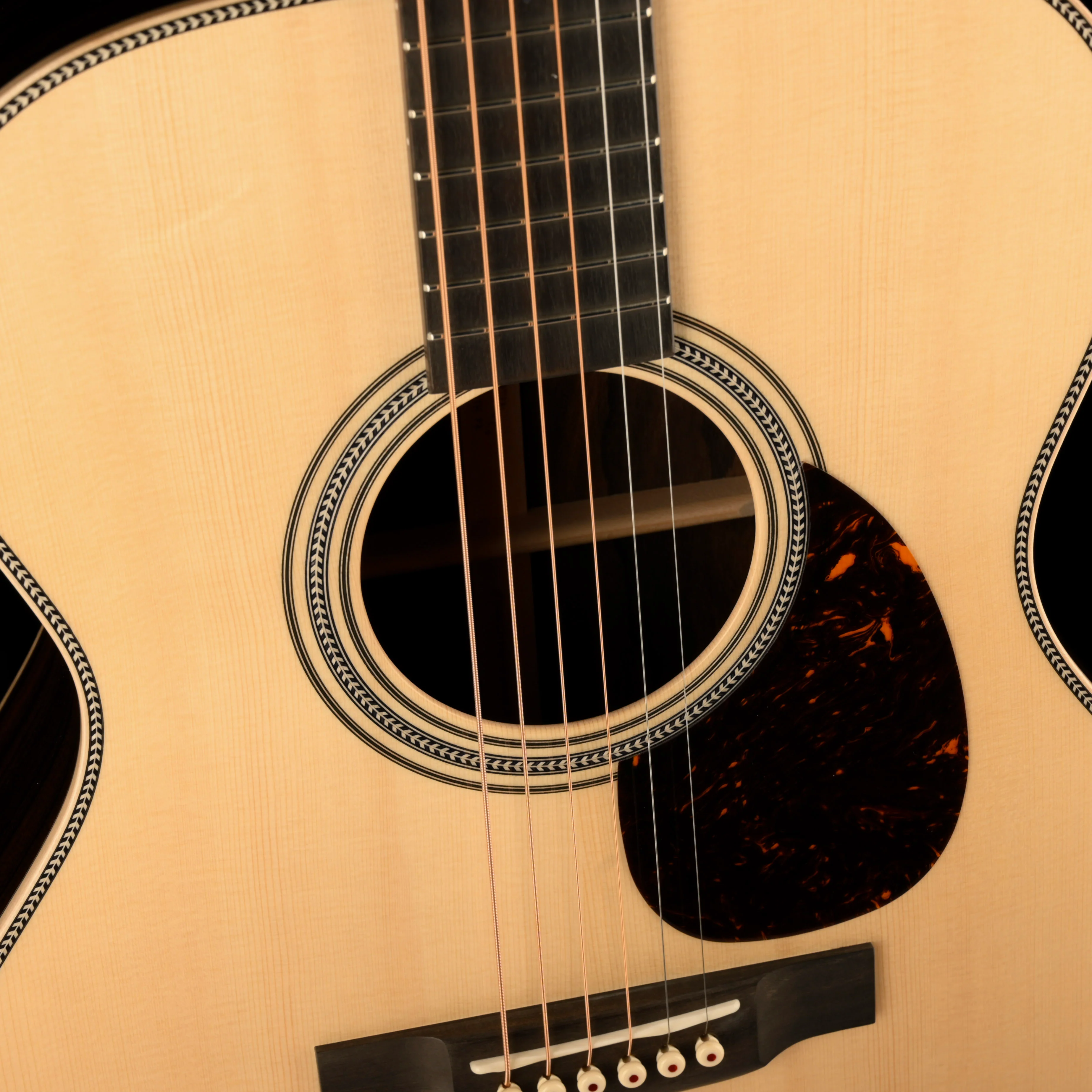 Martin Custom Shop OM-28 Ziricote with High Altitude Swiss Spruce With Case - Image 5