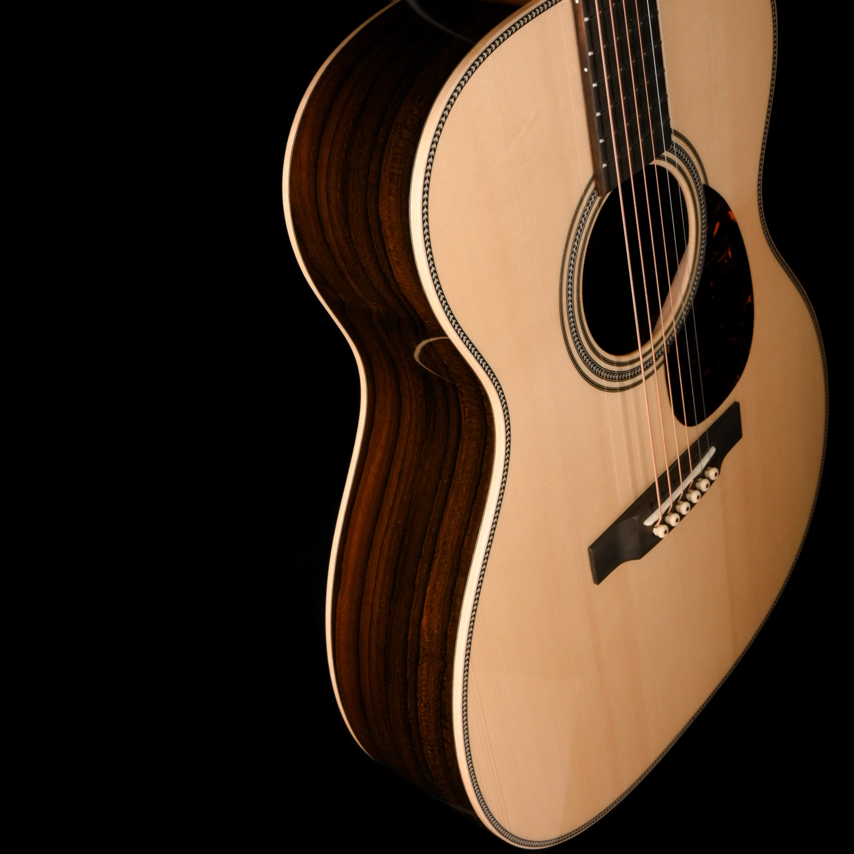 Martin Custom Shop OM-28 Ziricote with High Altitude Swiss Spruce With Case - Image 7