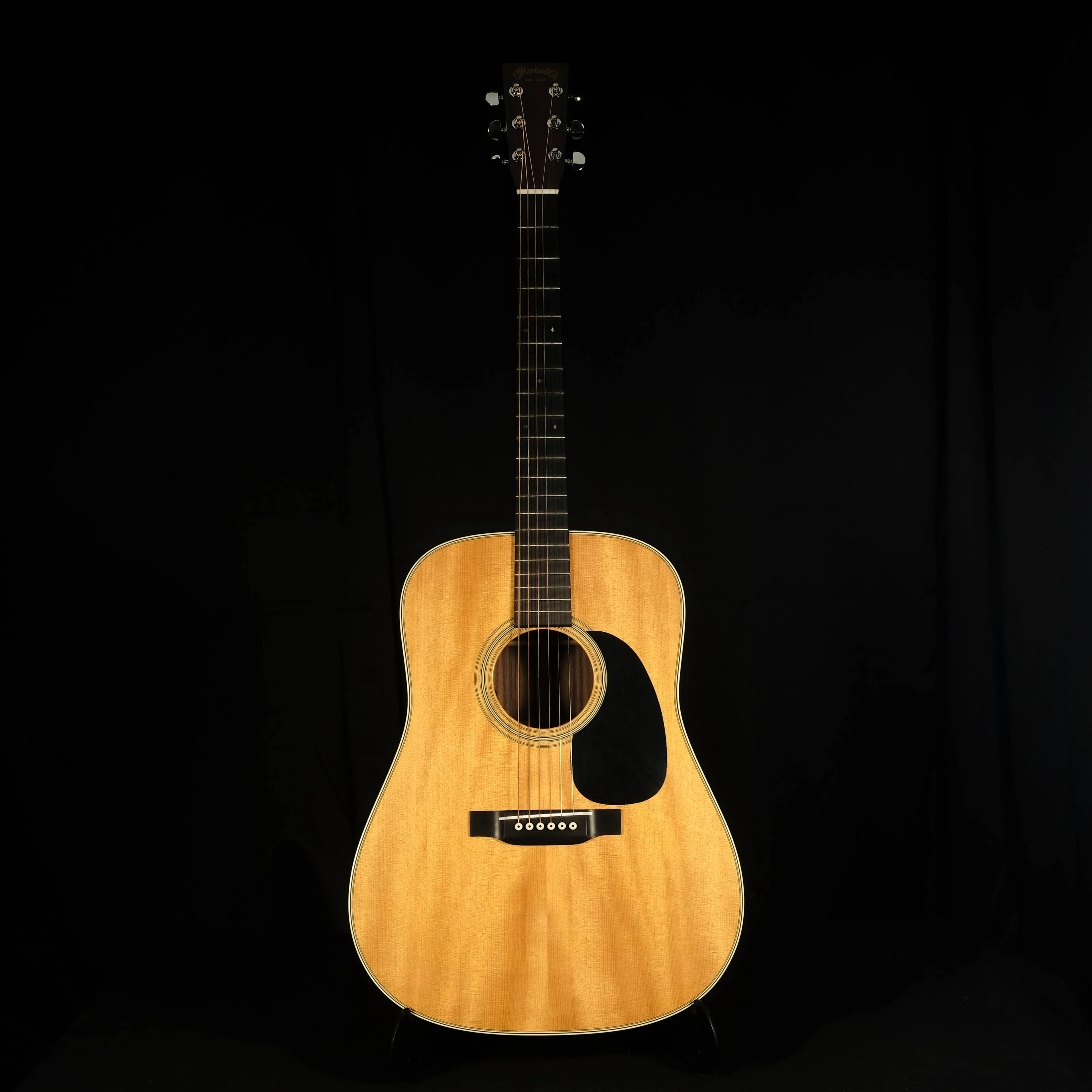 Martin Custom Shop Style 28 Dreadnaught Aged Sitka Spruce and East Indian Rosewood - Natural - Image 2