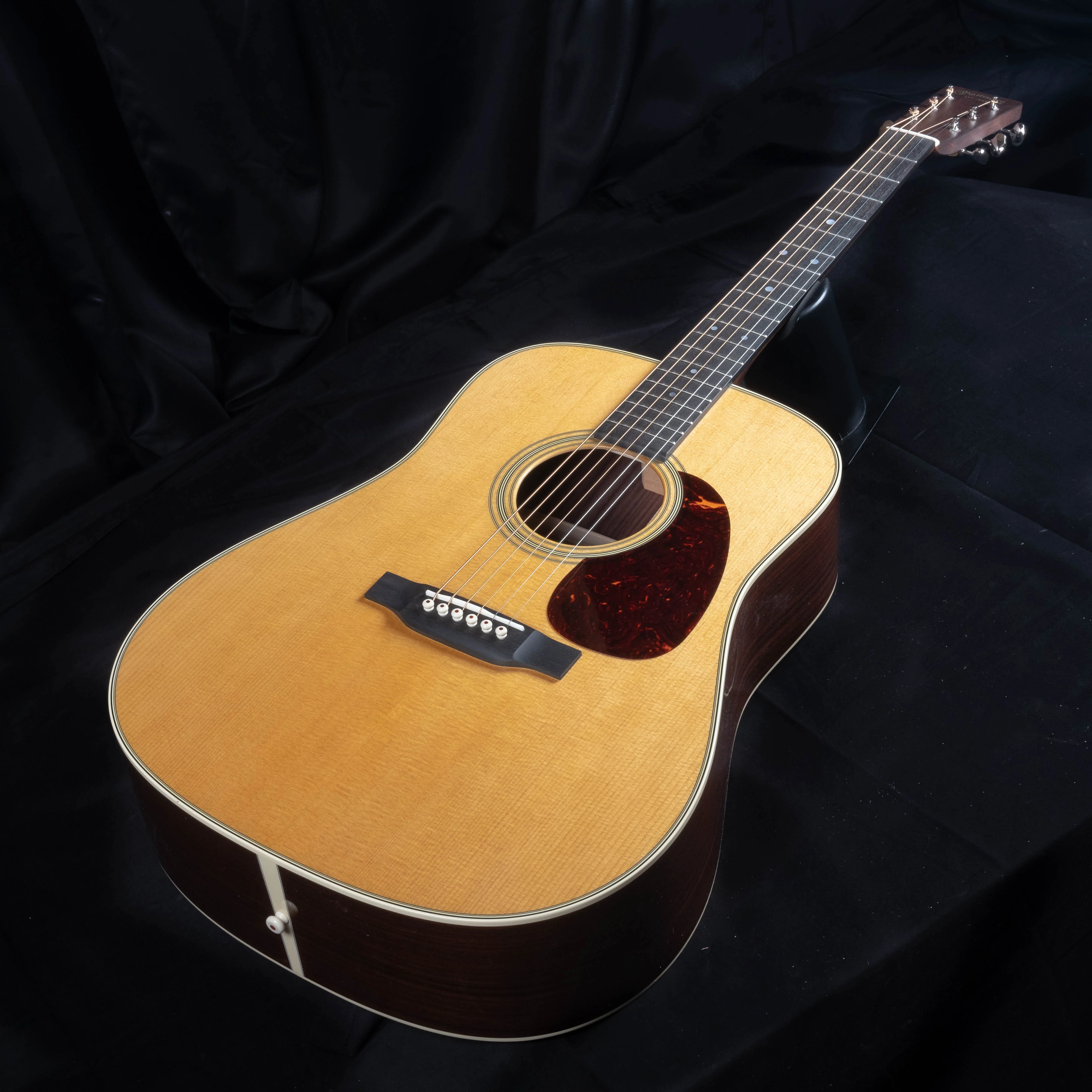 Martin Custom Shop 28 Style Dreadnaught East Indian Rosewood and Sitka Spruce VTS Acoustic Guitar - Image 3