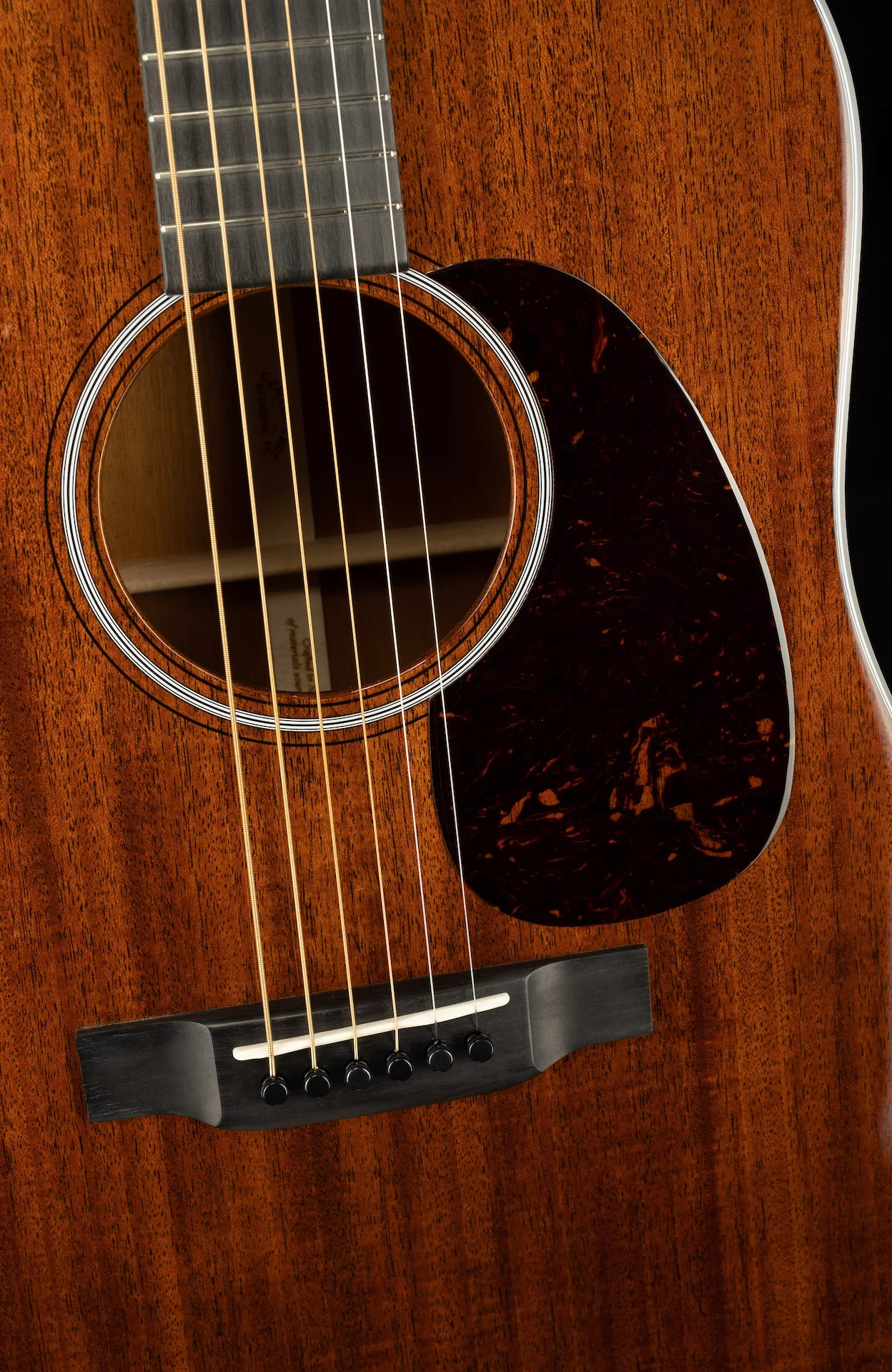 Martin Custom Shop "Truetone Sinker" 18 Style Dreadnaught All Mahogany Acoustic Guitar With Case - Image 7