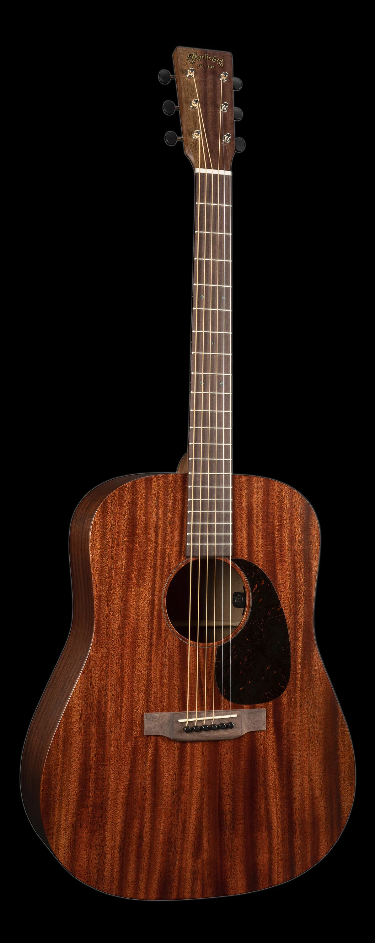 Martin D-15E Dreadnought Acoustic Guitar with Soft Shell Case - Image 3