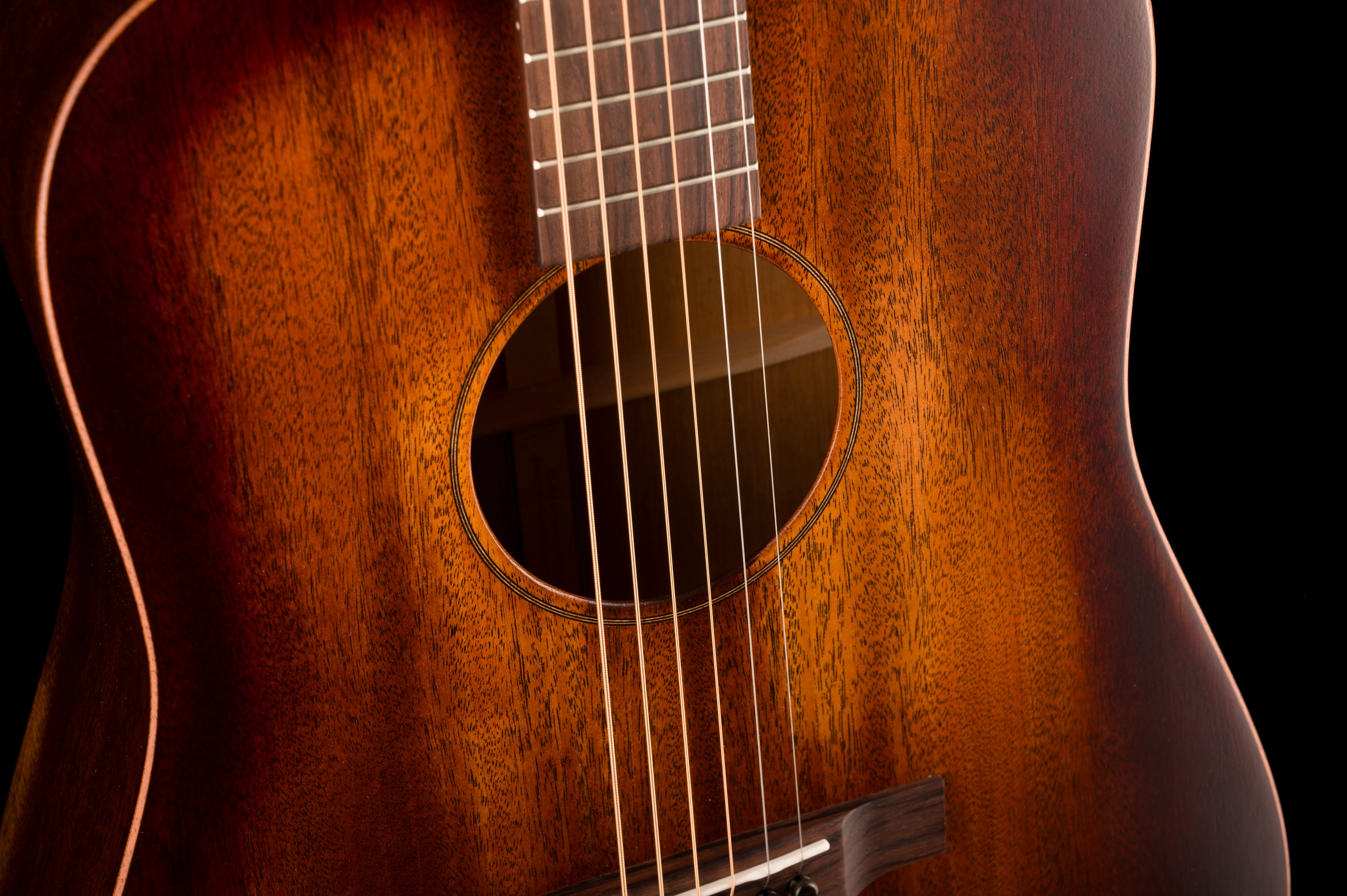 Martin D-15M StreetMaster Acoustic Guitar Mahogany Burst with Soft Gig Bag - Image 8