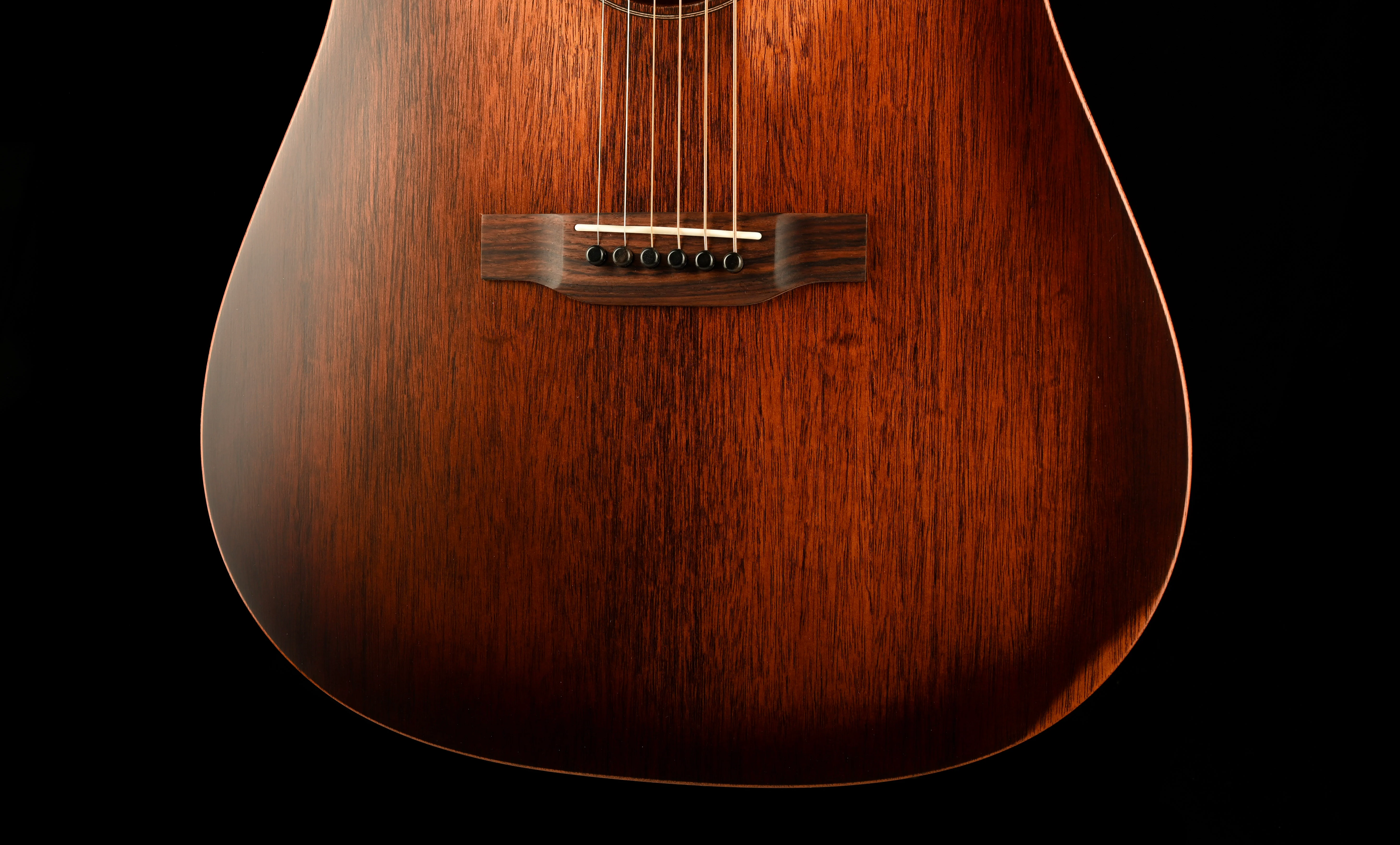 Martin D-15ML Left-Handed StreetMaster - Mahogany Burst With Soft Case - Image 5
