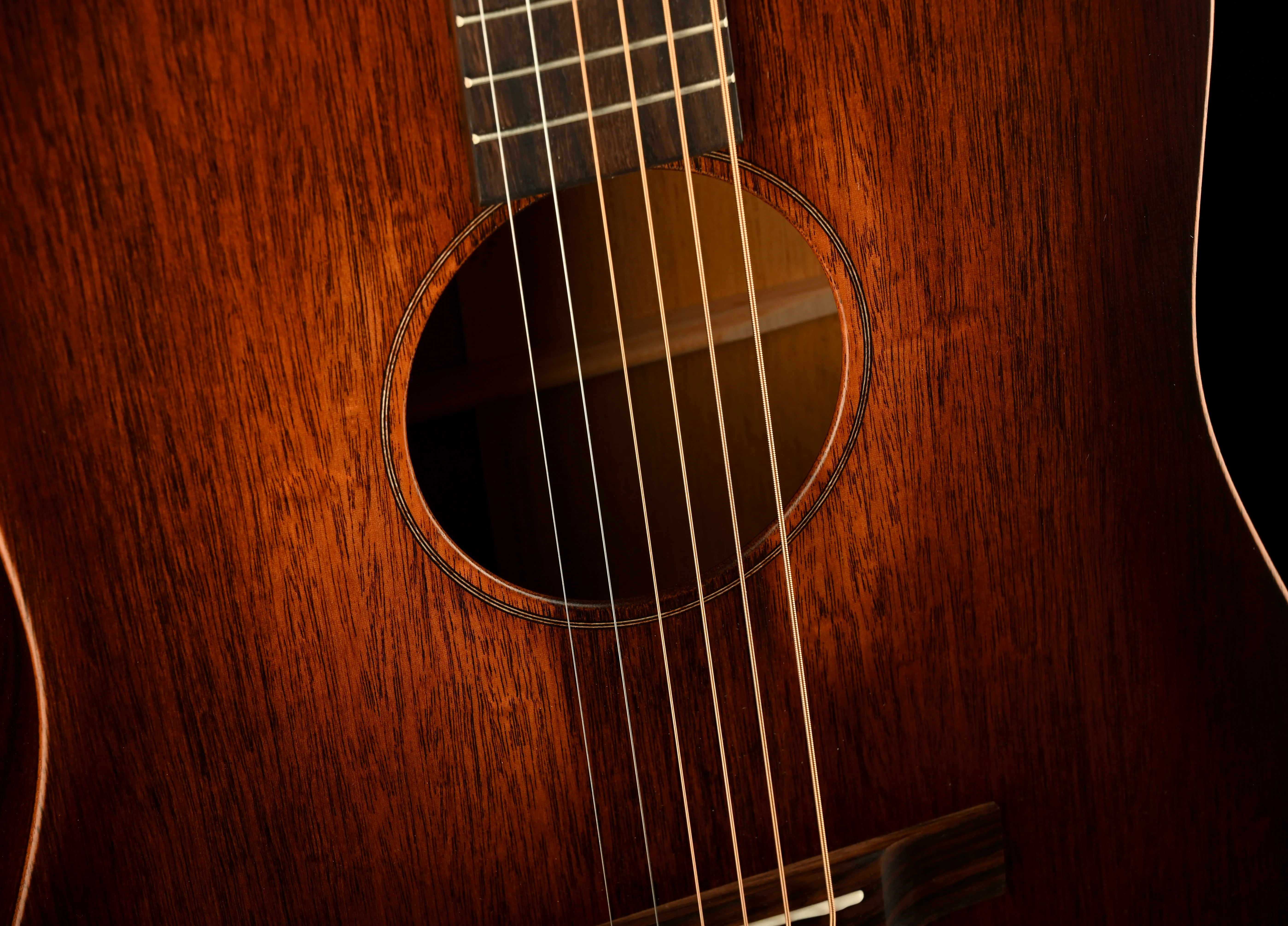 Martin D-15ML Left-Handed StreetMaster - Mahogany Burst With Soft Case - Image 7