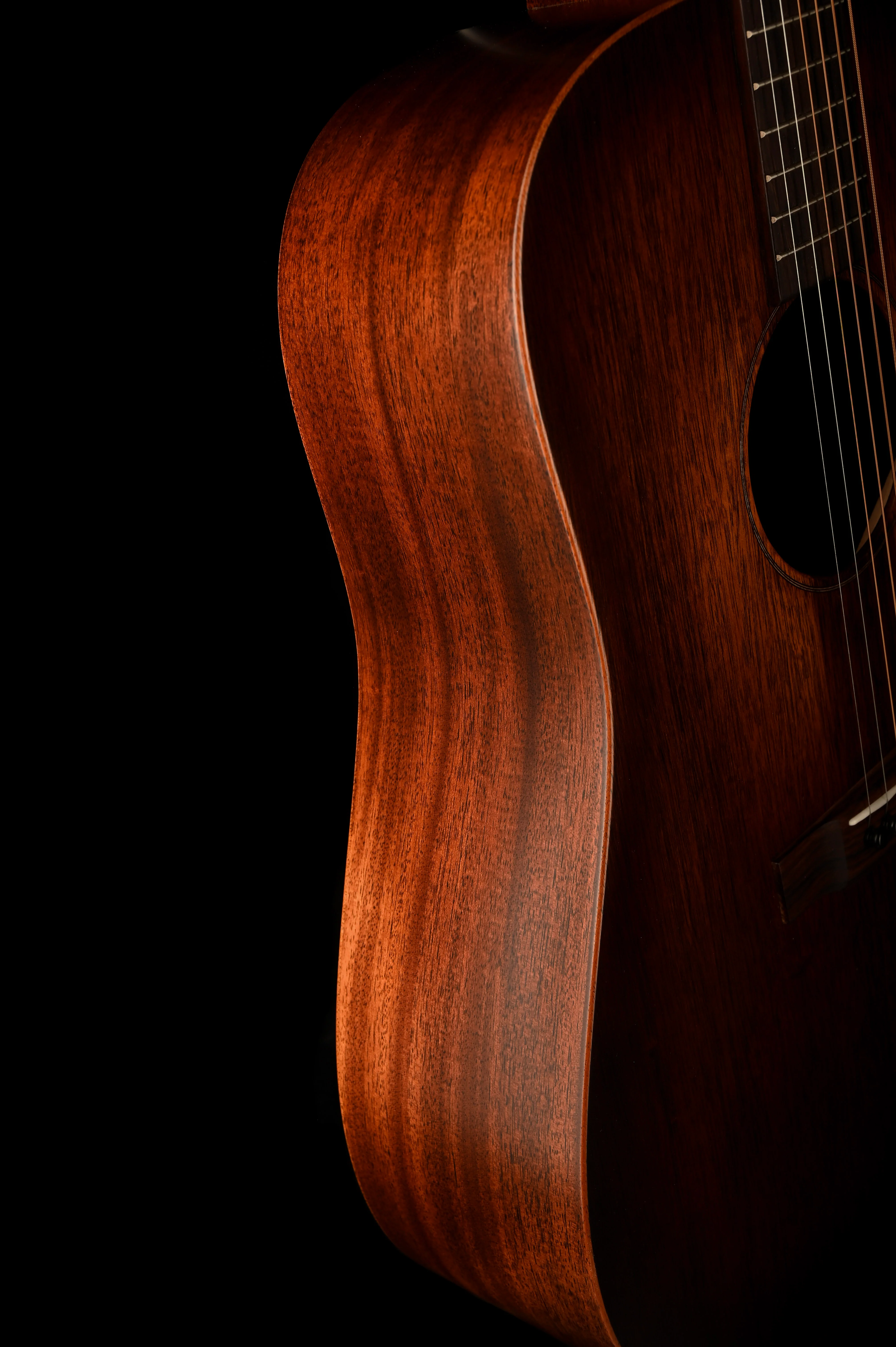 Martin D-15ML Left-Handed StreetMaster - Mahogany Burst With Soft Case - Image 9