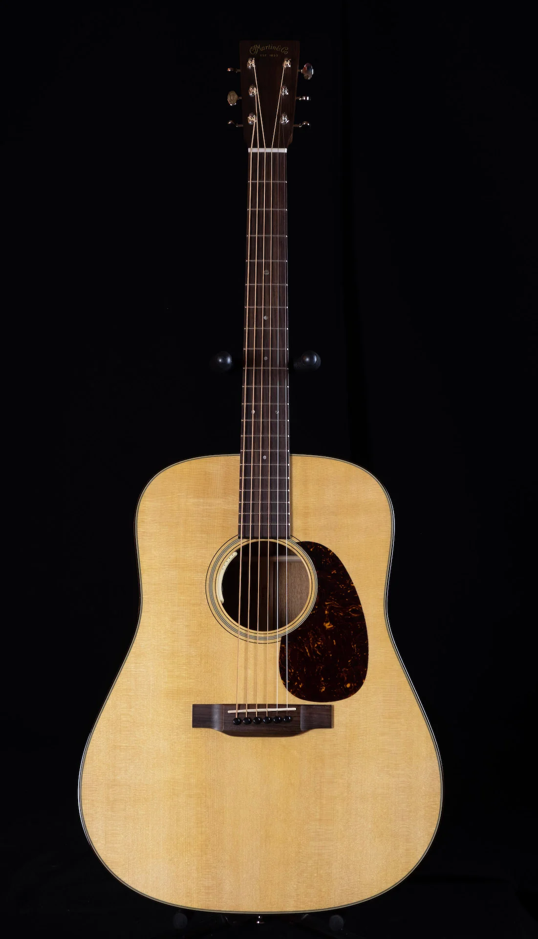 Martin D-18E Acoustic Guitar With Case - Image 2