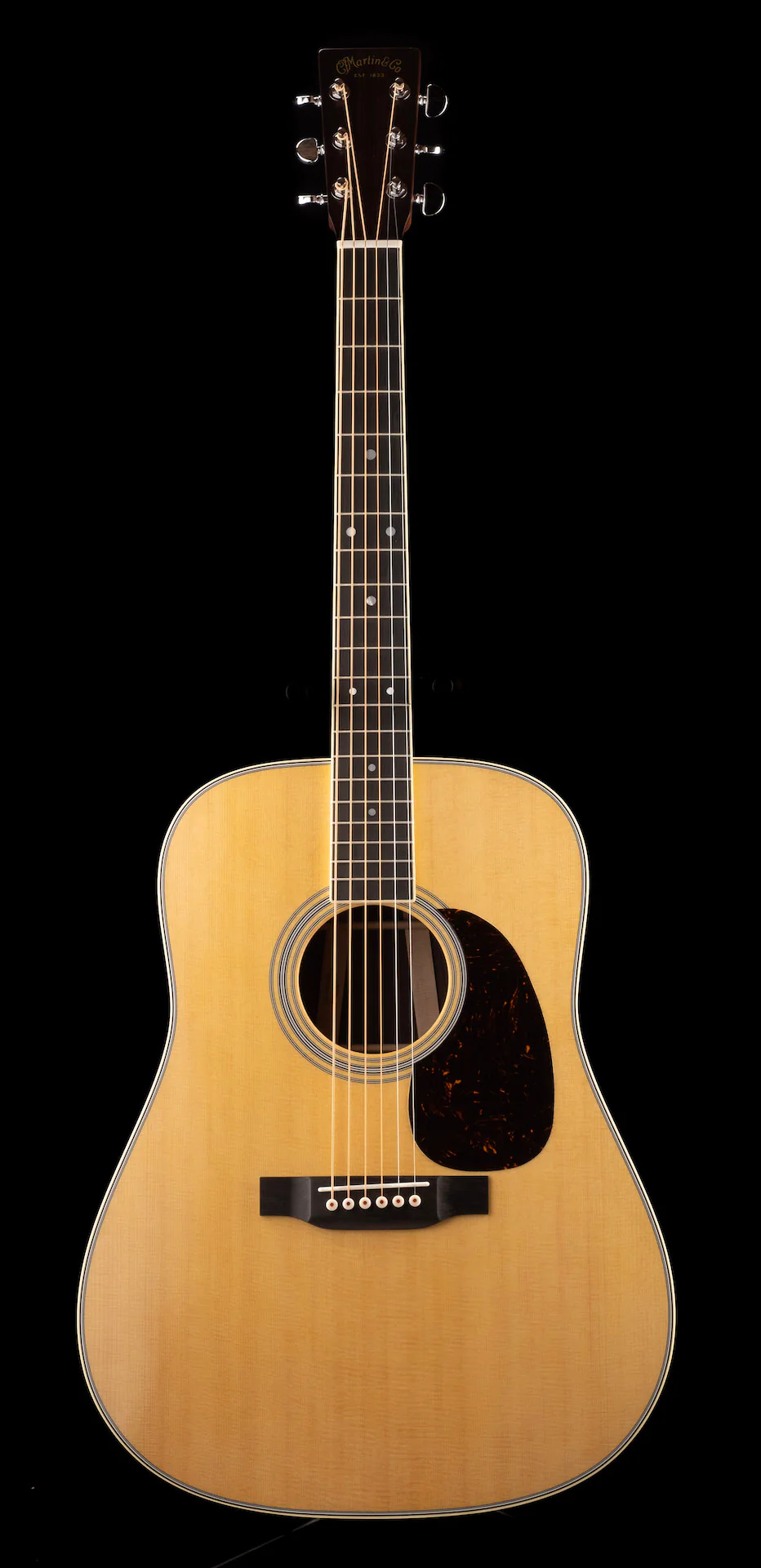 Martin D-35 Dreadnought Acoustic Guitar Natural - Image 3