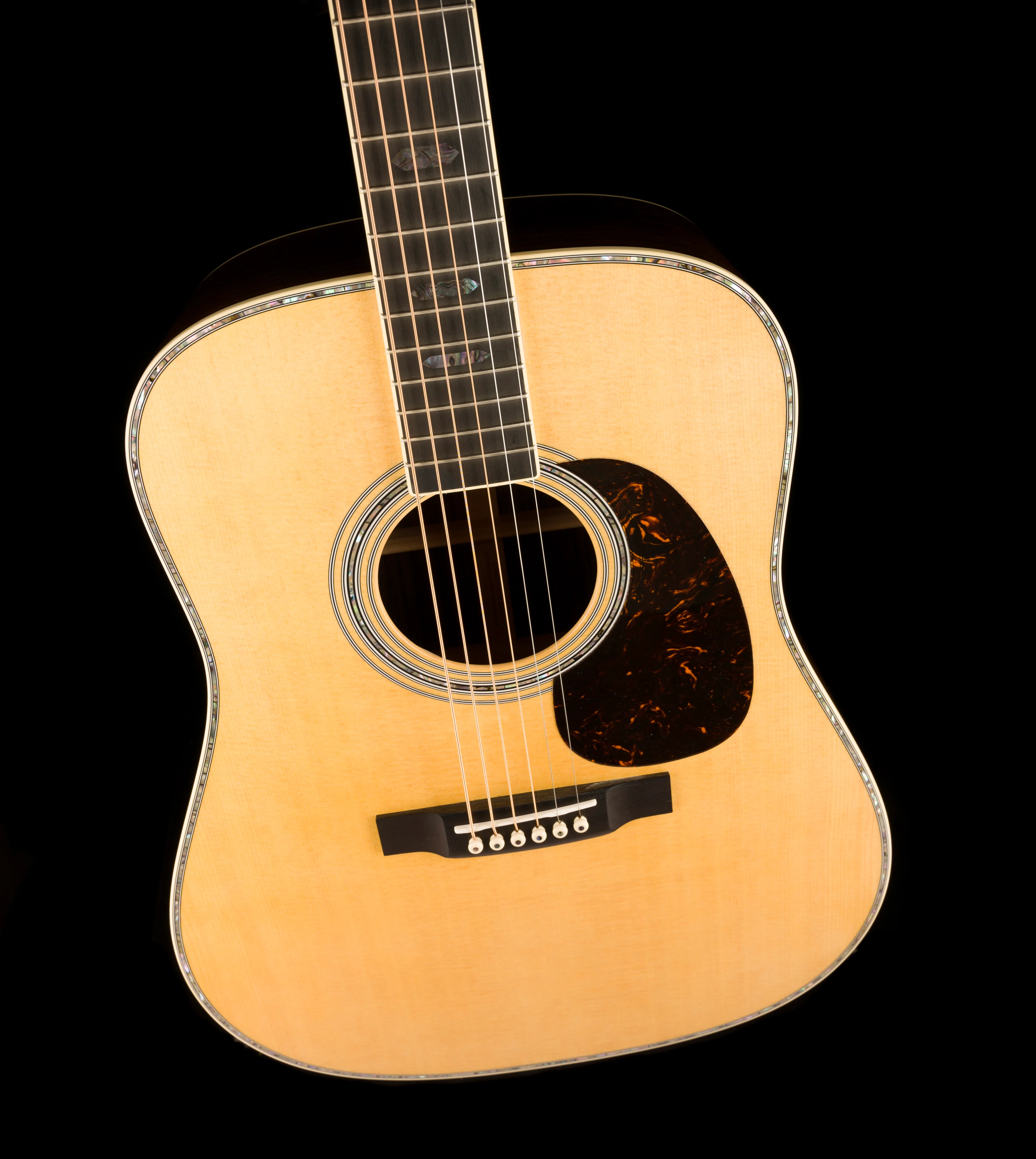 Martin D-41 Acoustic Guitar Natural with Case - Image 5