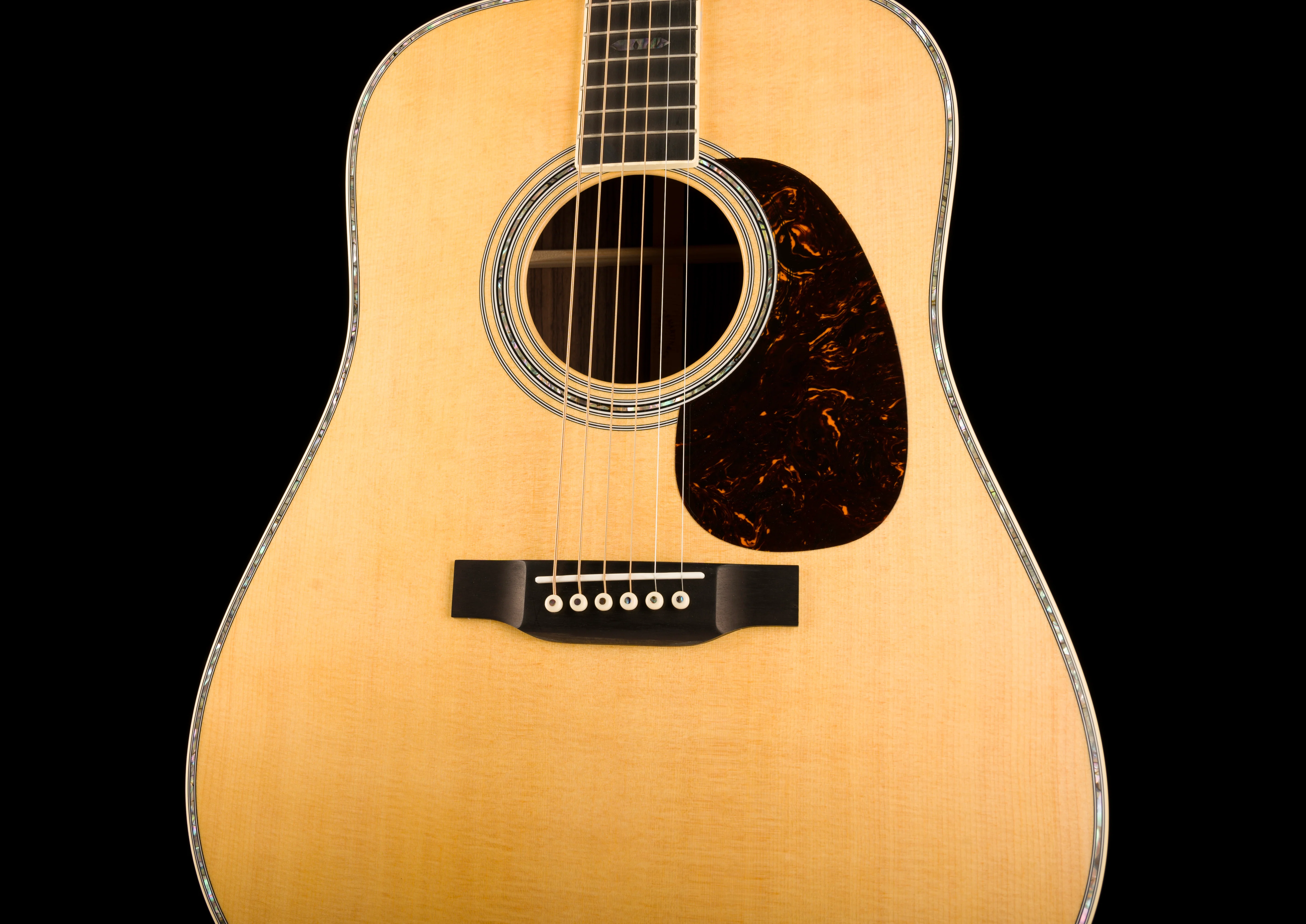Martin D-41 Acoustic Guitar Natural with Case - Image 7
