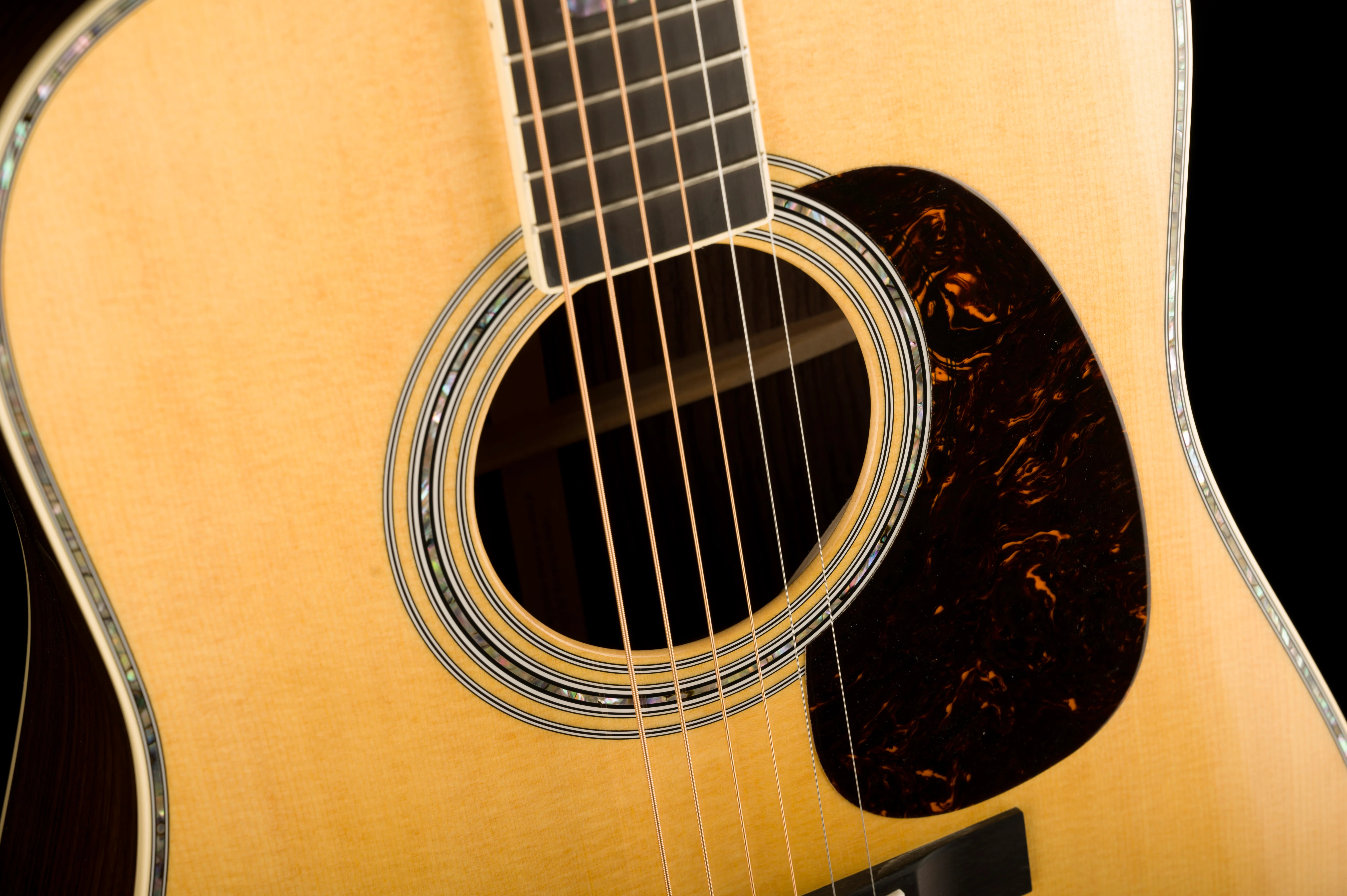 Martin D-41 Acoustic Guitar Natural with Case - Image 8