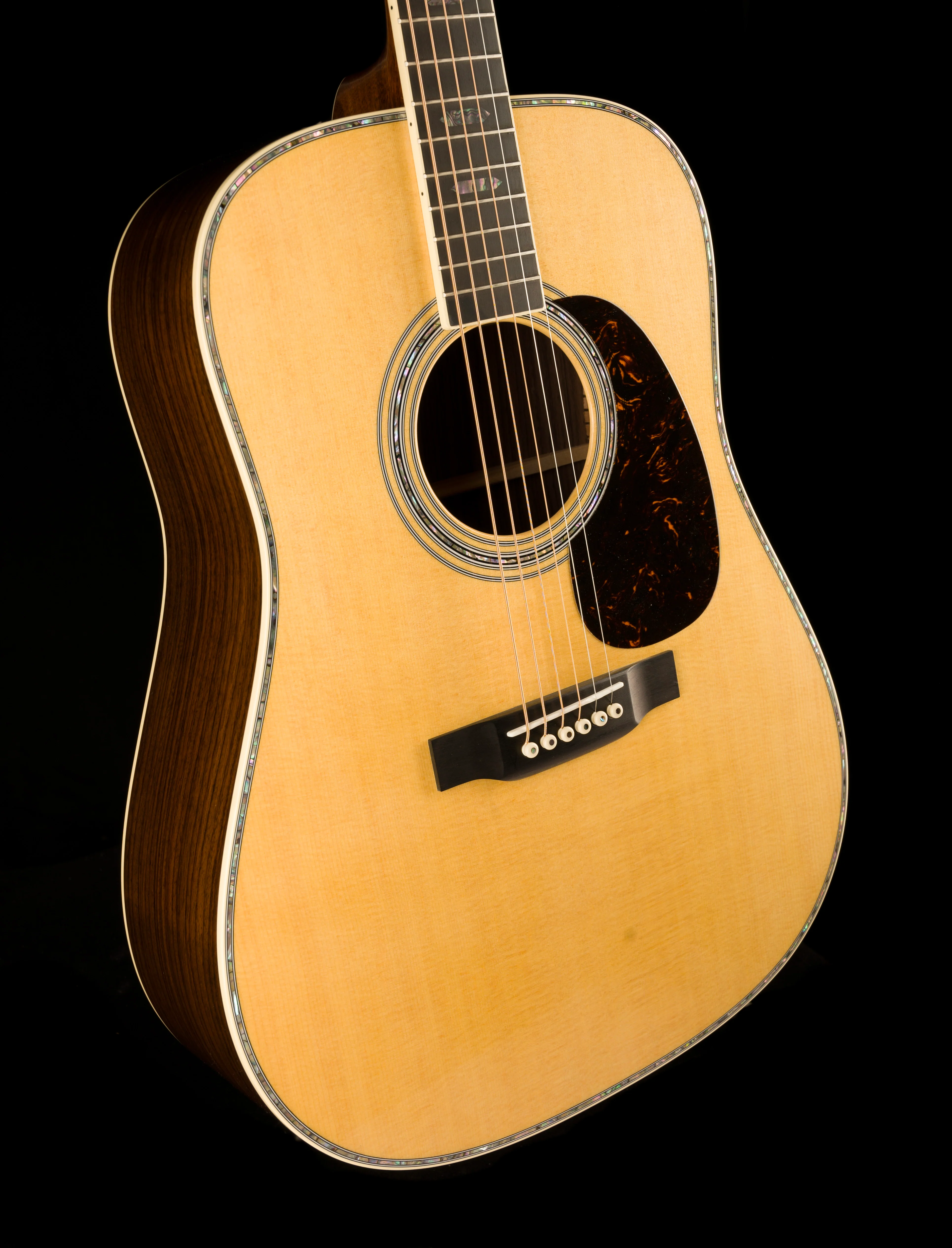 Martin D-41 Acoustic Guitar Natural with Case - Image 9
