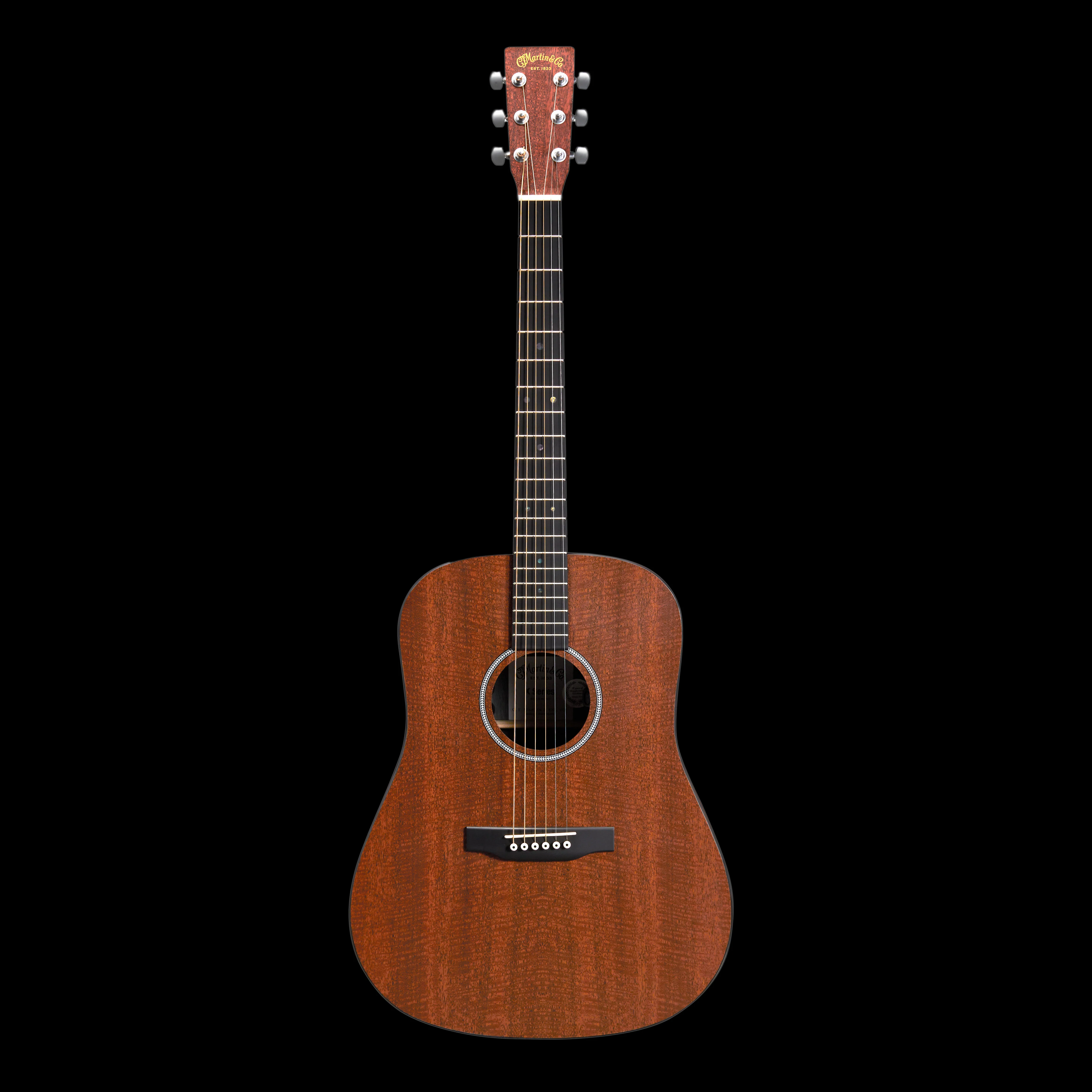 Martin D-X1E Mahogany Acoustic-Electric Guitar with Gig Bag - Image 3