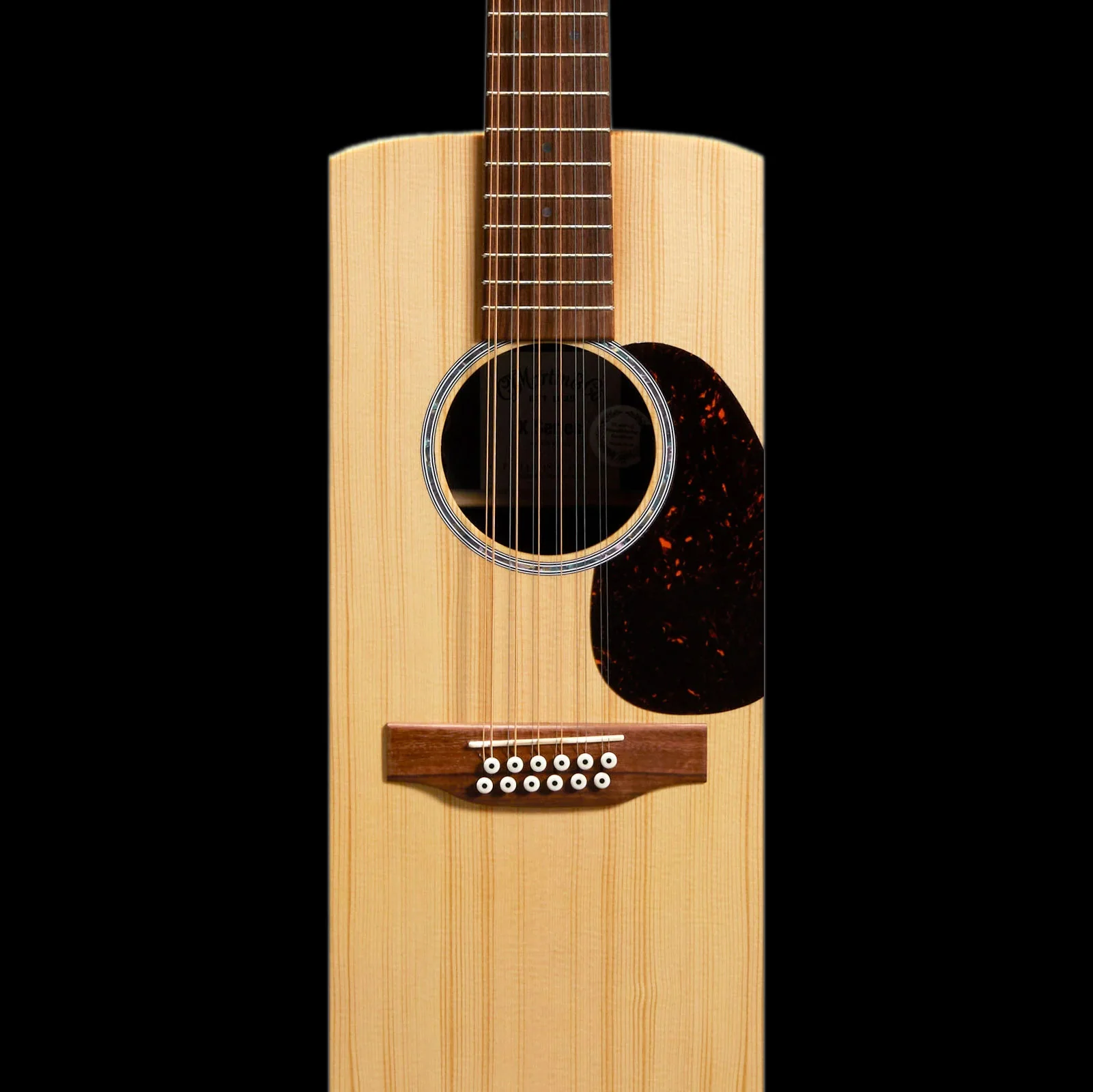 Martin D-X2E 12-String Brazilian Rosewood Acoustic Electric Guitar with Gig Bag - Image 4