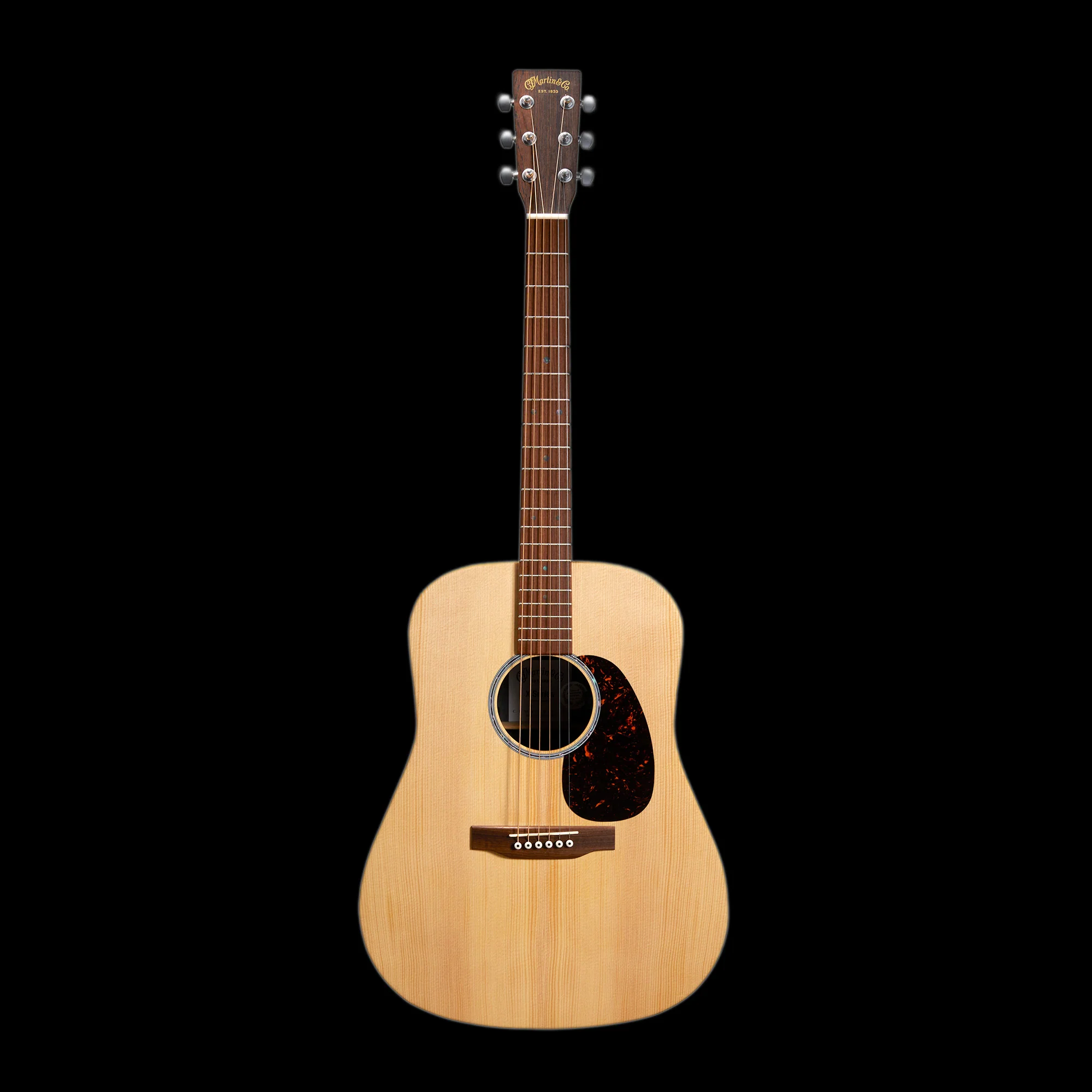 Martin D-X2E Brazilian Rosewood Acoustic-Electric Guitar with Gig Bag - Image 3