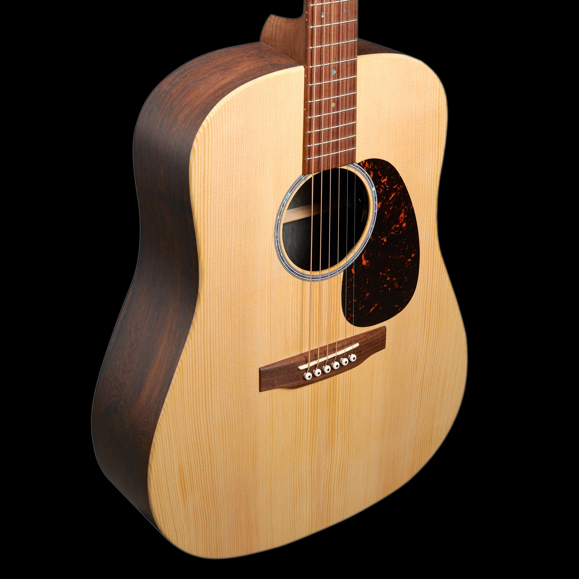 Martin D-X2E Brazilian Rosewood Acoustic-Electric Guitar with Gig Bag - Image 5