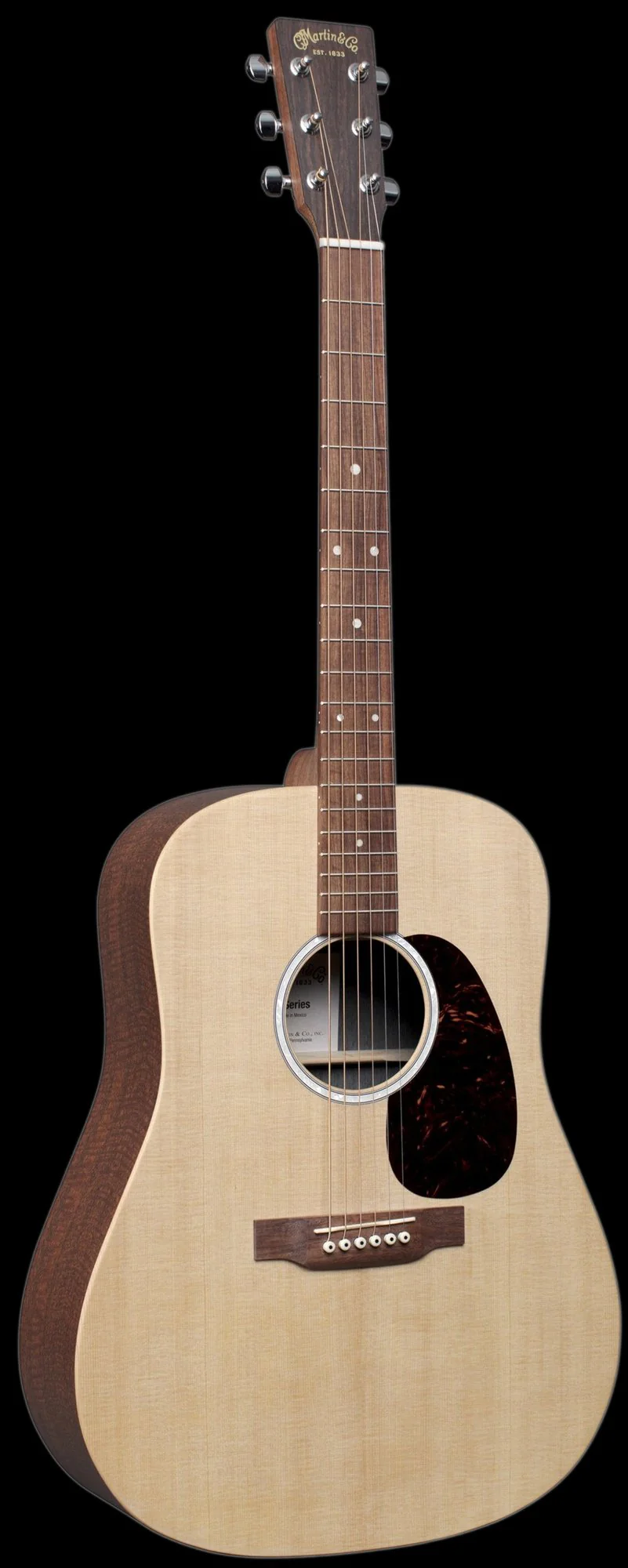 Martin D-X2E Mahogany Acoustic Electric Guitar With Bag - Image 3