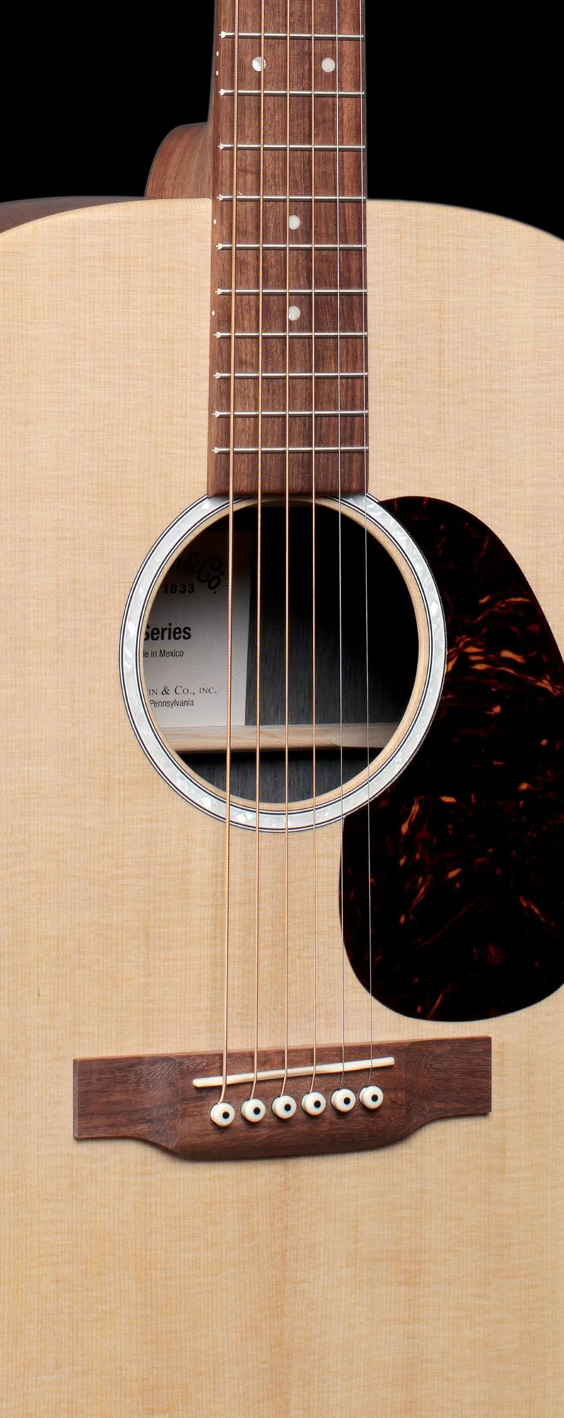 Martin D-X2E Mahogany Acoustic Electric Guitar With Bag - Image 4