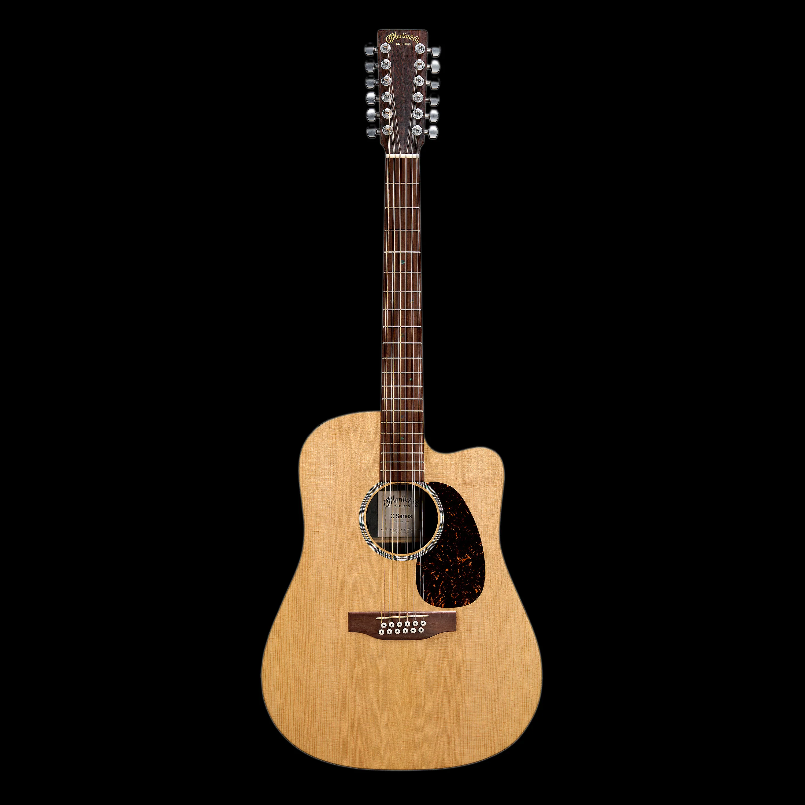 Martin DC-X2E 12-String Brazilian Rosewood Acoustic Electric Guitar with Gig Bag - Image 5