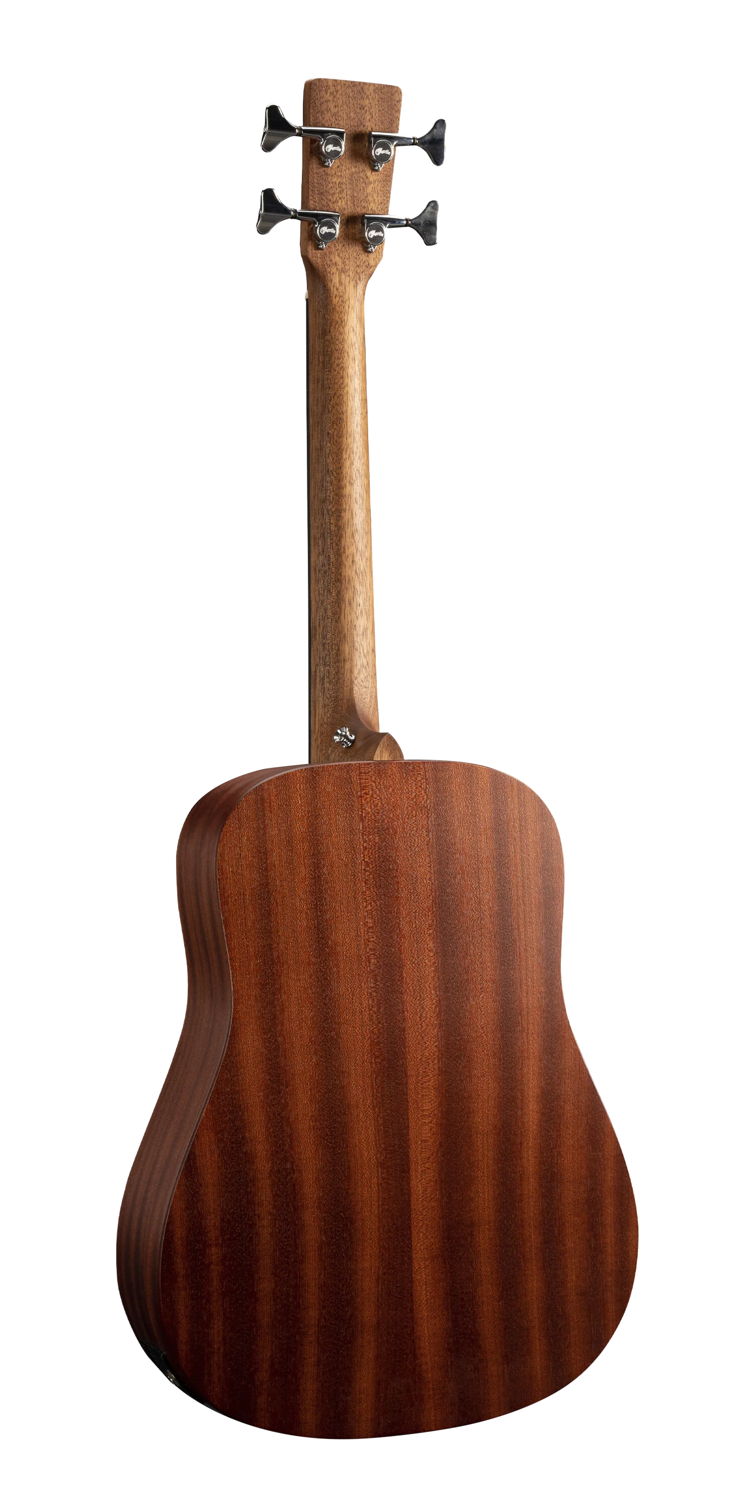 Martin DJr-10E Acoustic Electric Bass Natural with Gig Bag - Image 4