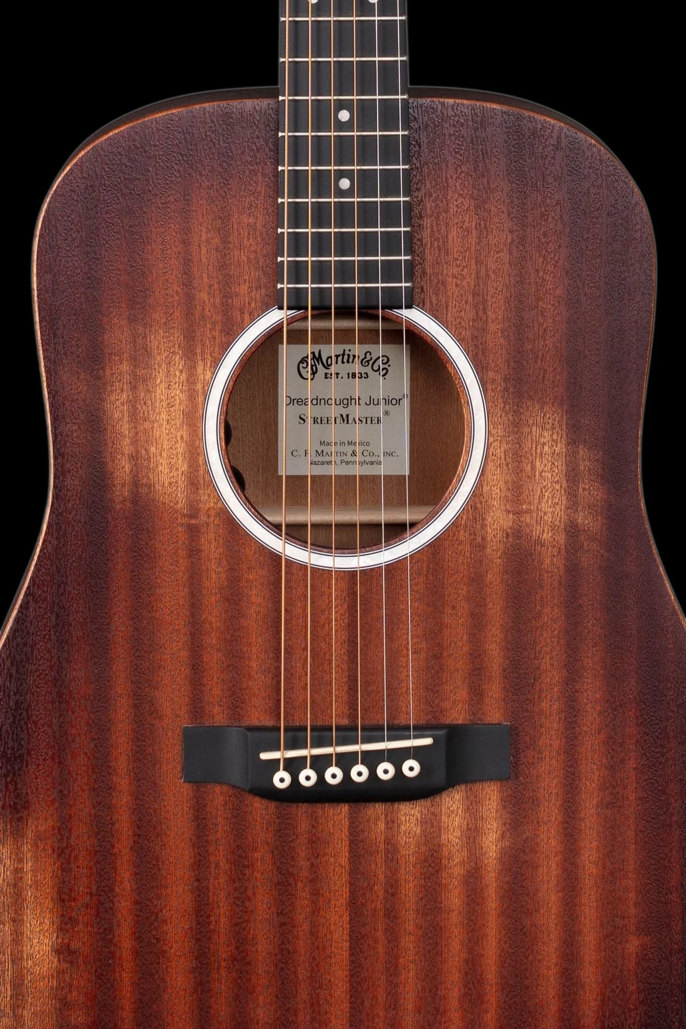 Martin DJR-10E StreetMaster Acoustic Guitar With Soft Bag - Image 6