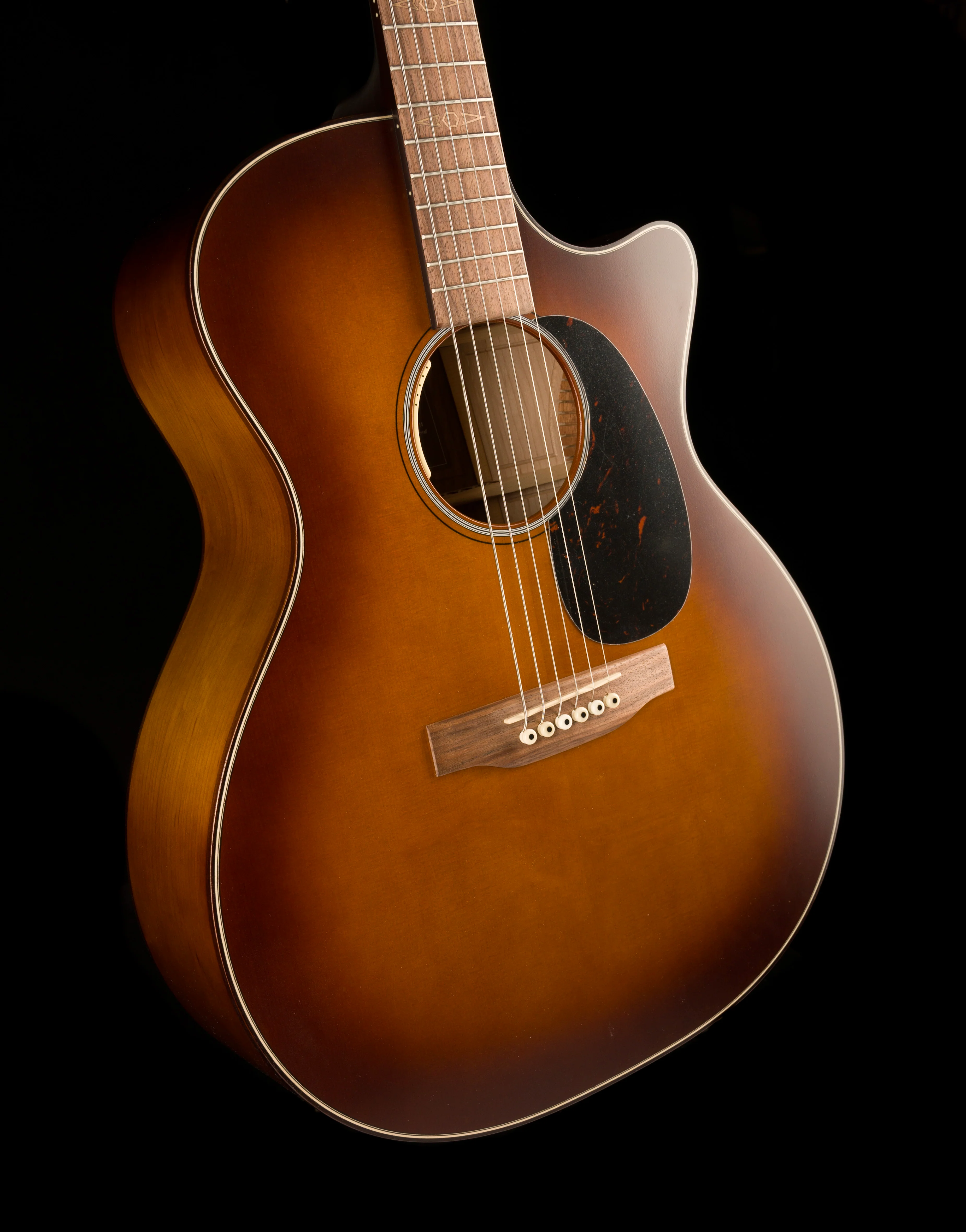 Martin GPCE Inception Acoustic Electric Guitar Amber Fade Sunburst With Case - Image 10
