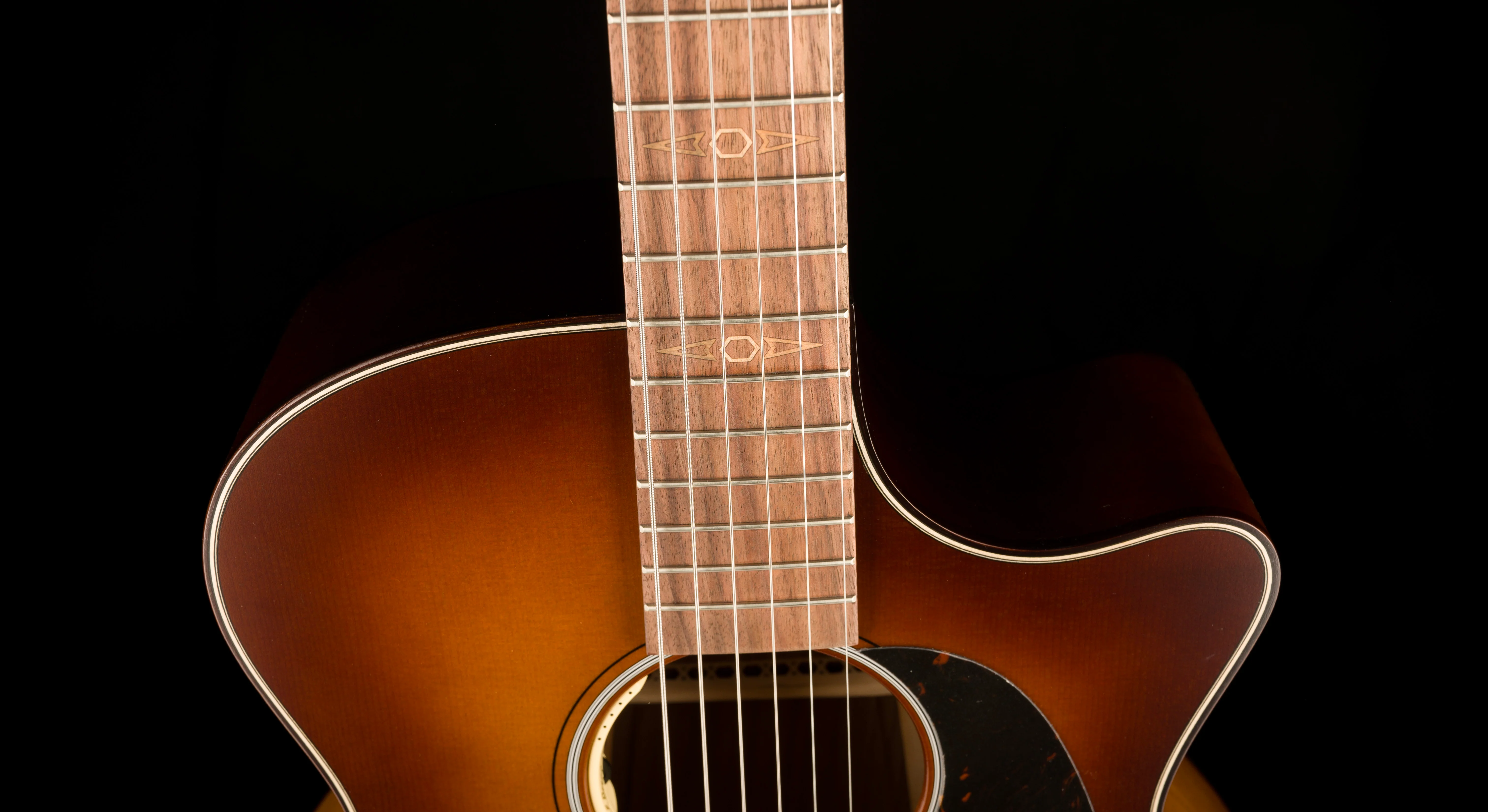 Martin GPCE Inception Acoustic Electric Guitar Amber Fade Sunburst With Case - Image 4