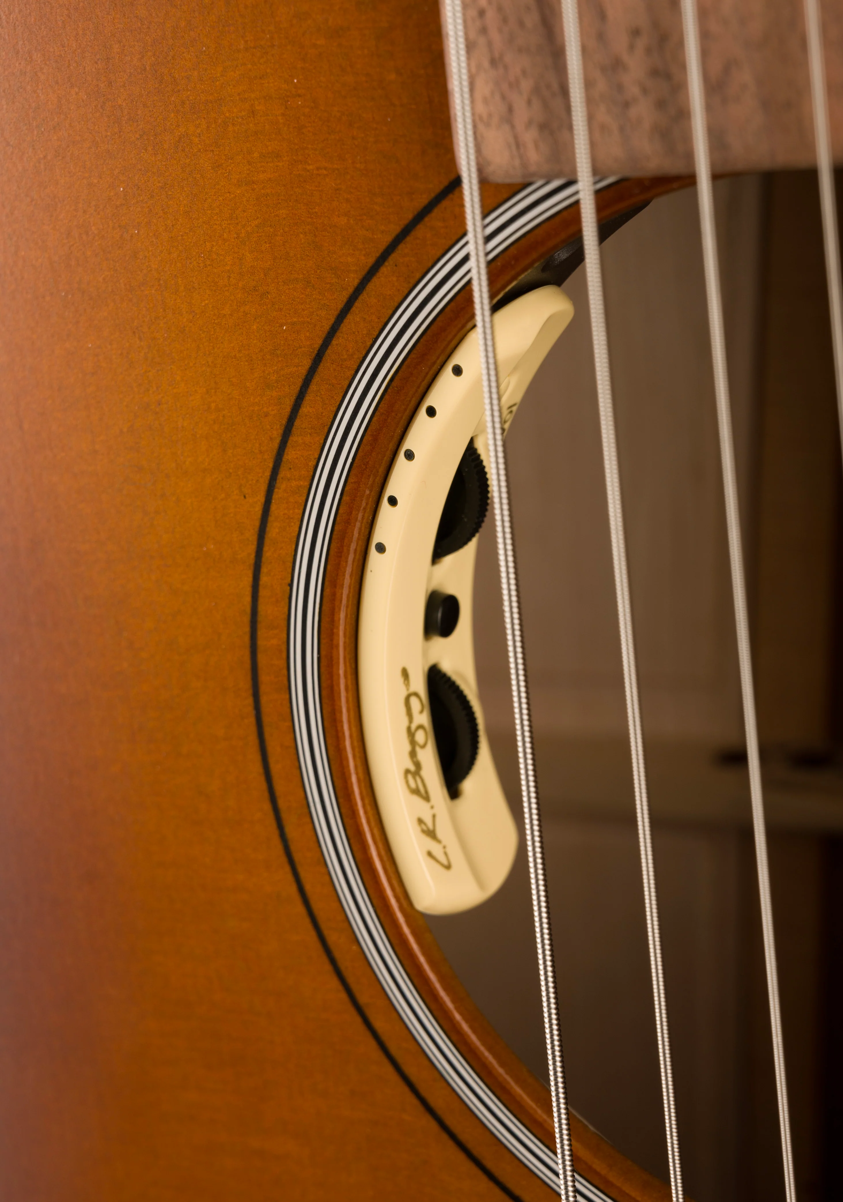 Martin GPCE Inception Acoustic Electric Guitar Amber Fade Sunburst With Case - Image 8