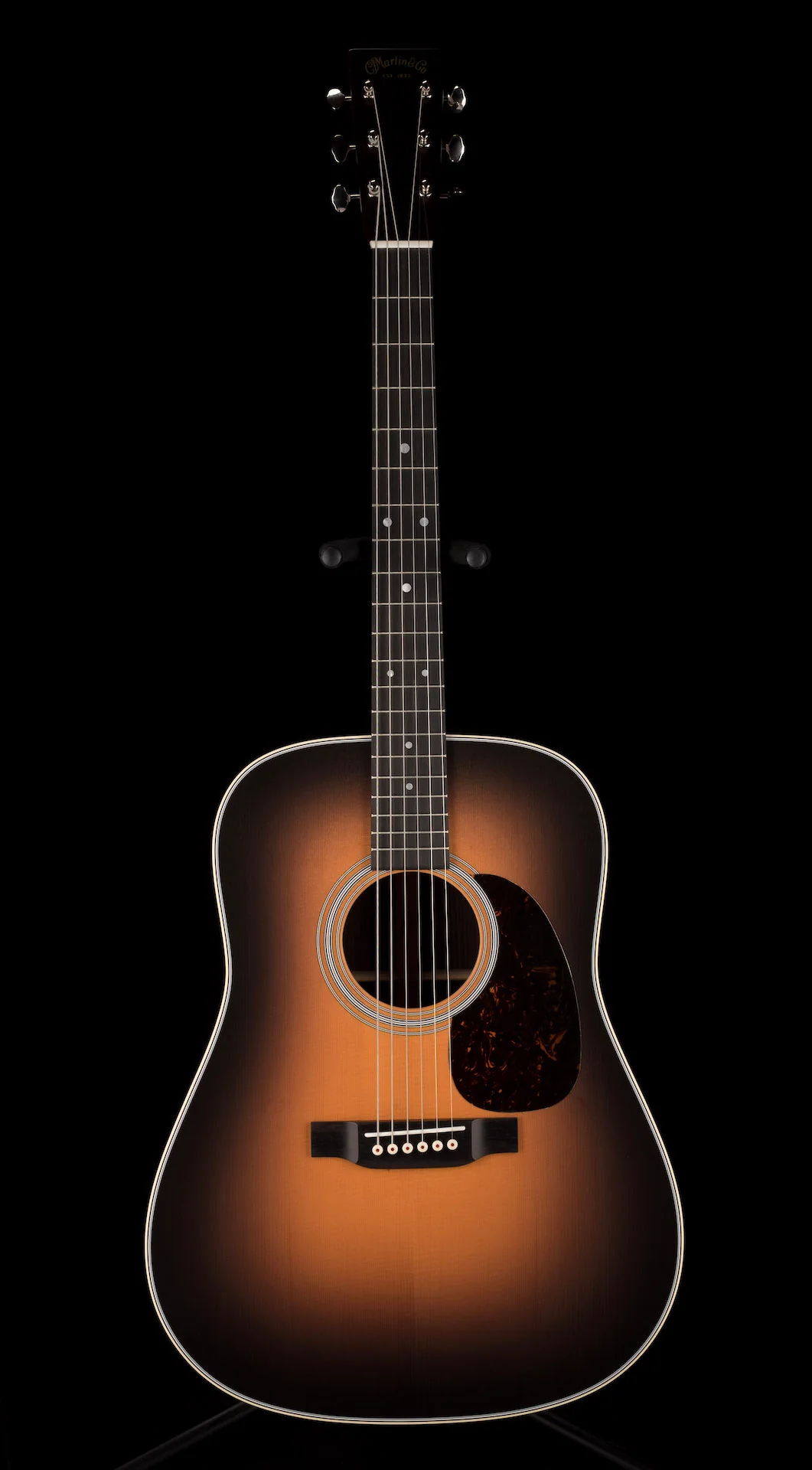 Martin Limited Edition D-28 Special Custom Sunburst Acoustic Guitar with Case - Image 2