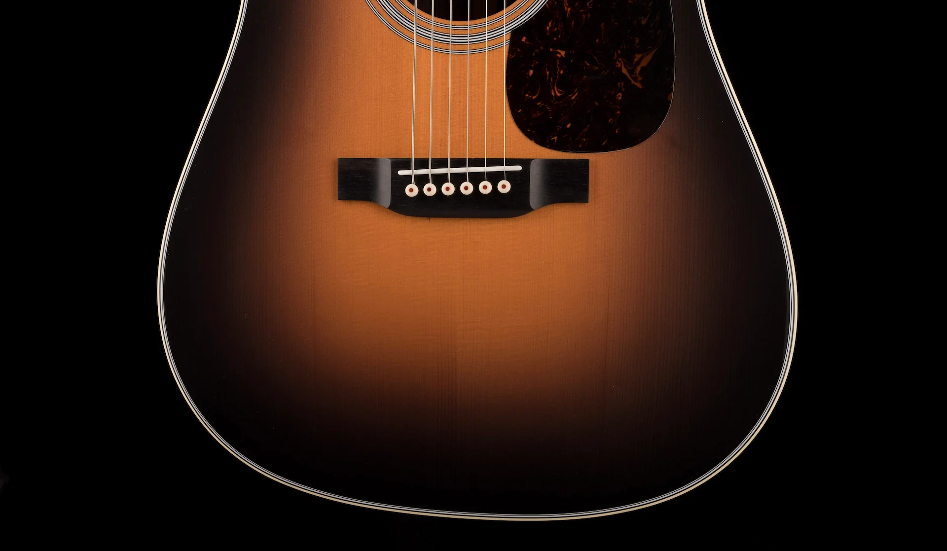 Martin Limited Edition D-28 Special Custom Sunburst Acoustic Guitar with Case - Image 5