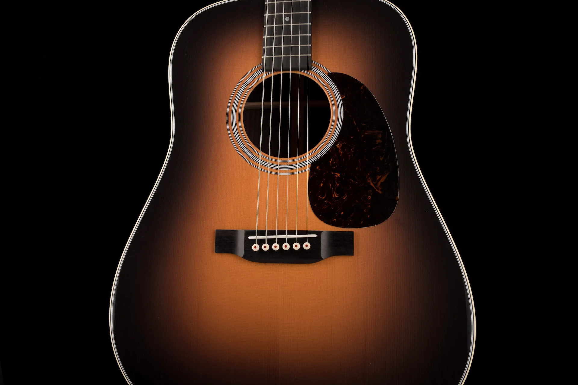 Martin Limited Edition D-28 Special Custom Sunburst Acoustic Guitar with Case - Image 6