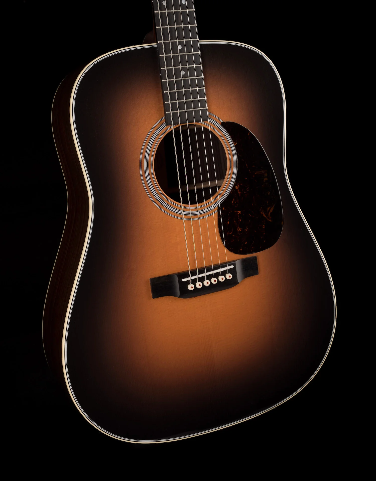 Martin Limited Edition D-28 Special Custom Sunburst Acoustic Guitar with Case - Image 8