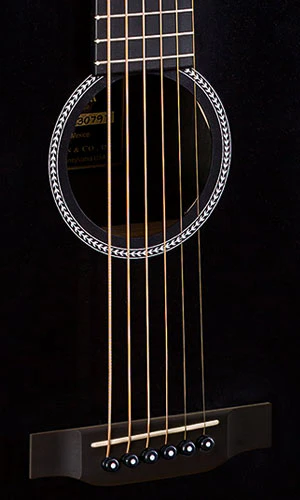 Martin LX Black Little Travel Acoustic Guitar LX Black - Image 4