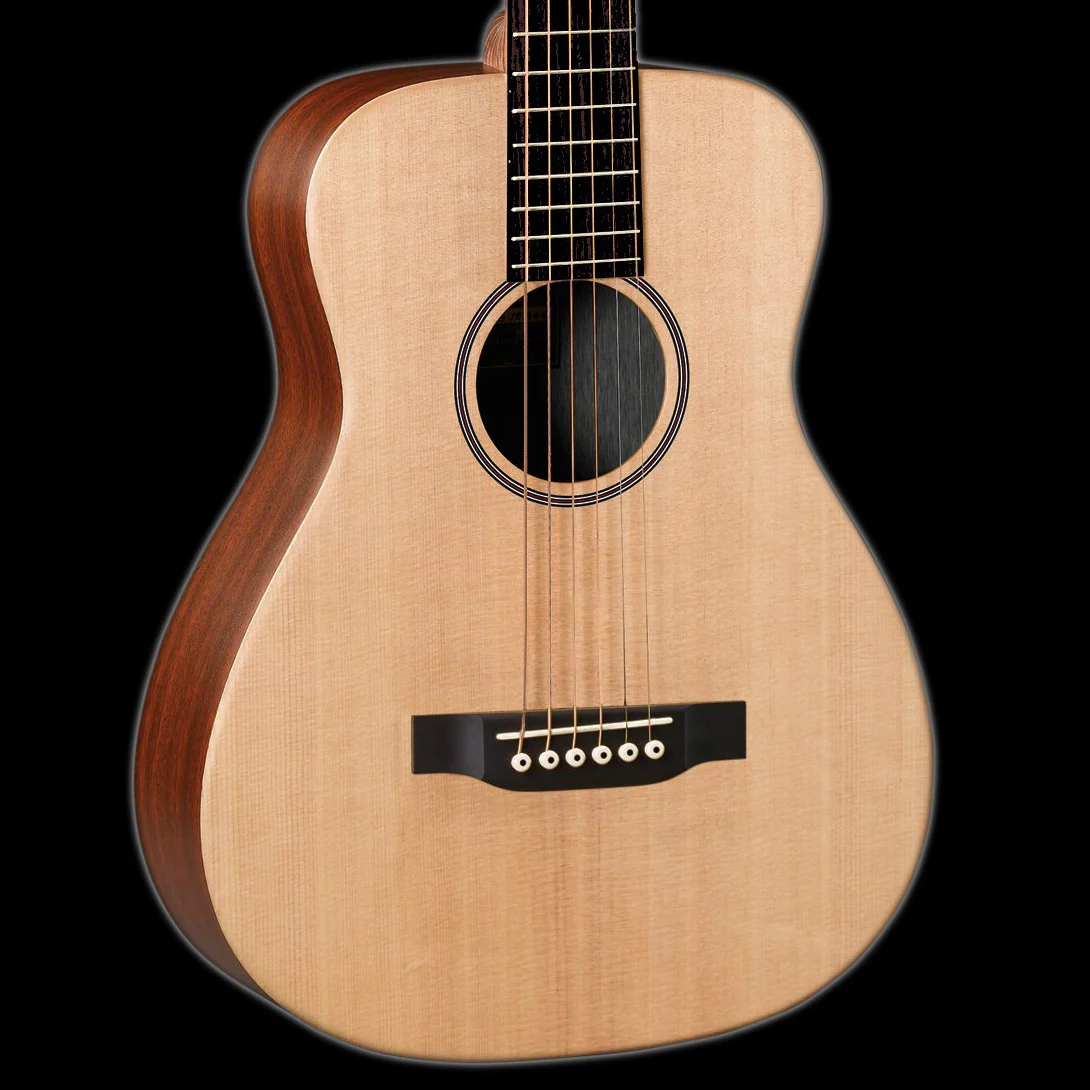 Martin LX1E Solid Spruce Top Little Acoustic Electric Guitar - Image 4