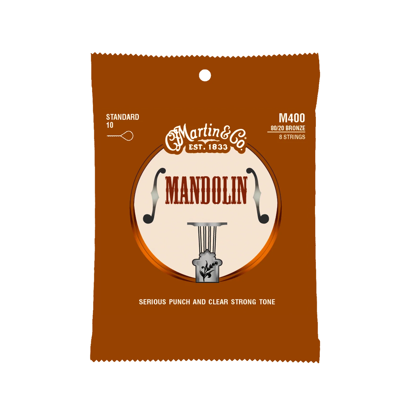 Martin M400 Mandolin Light 80/20 Acoustic Guitar Strings