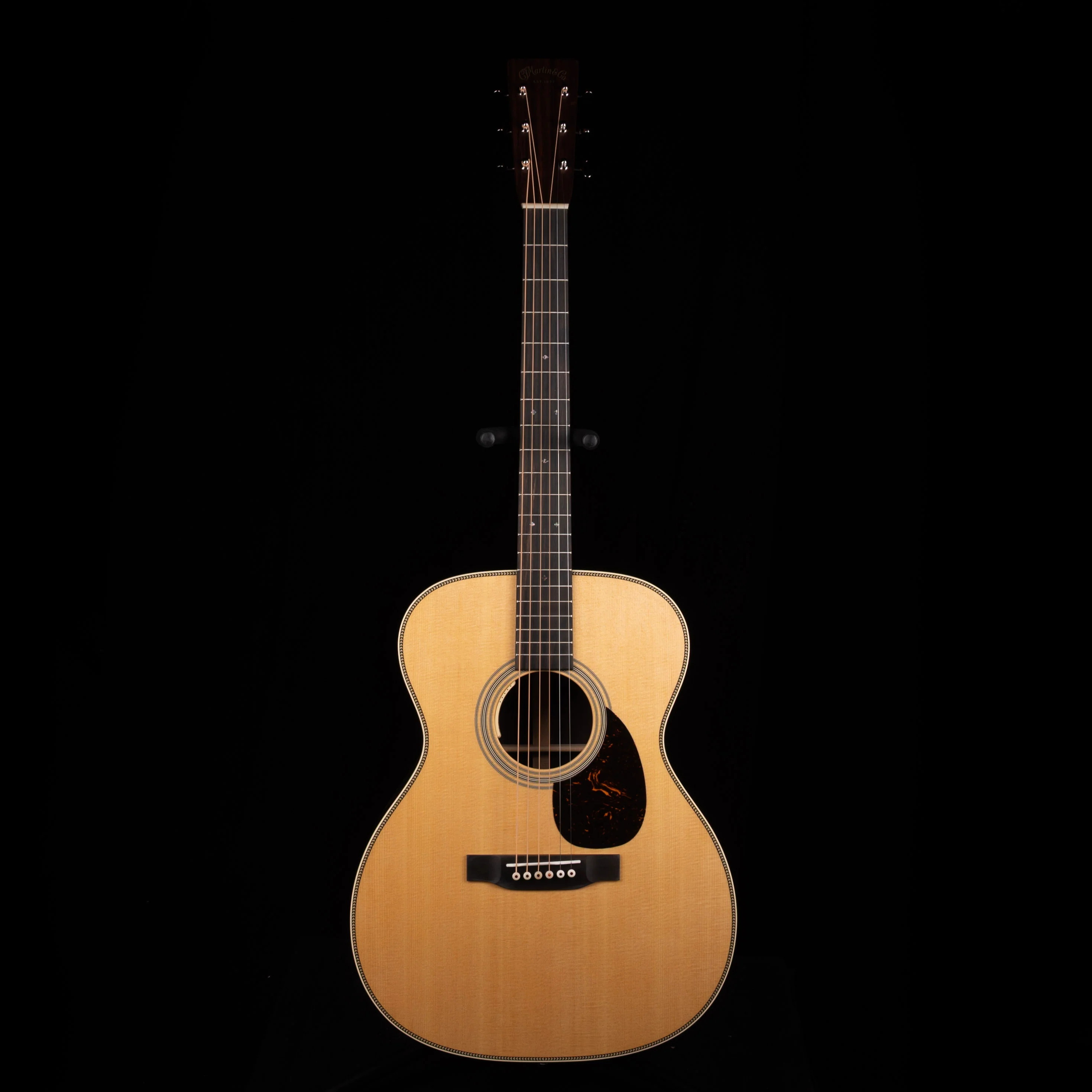Martin OM-28E Standard (2025) LR Baggs Natural Acoustic Electric Guitar With Case - Image 3