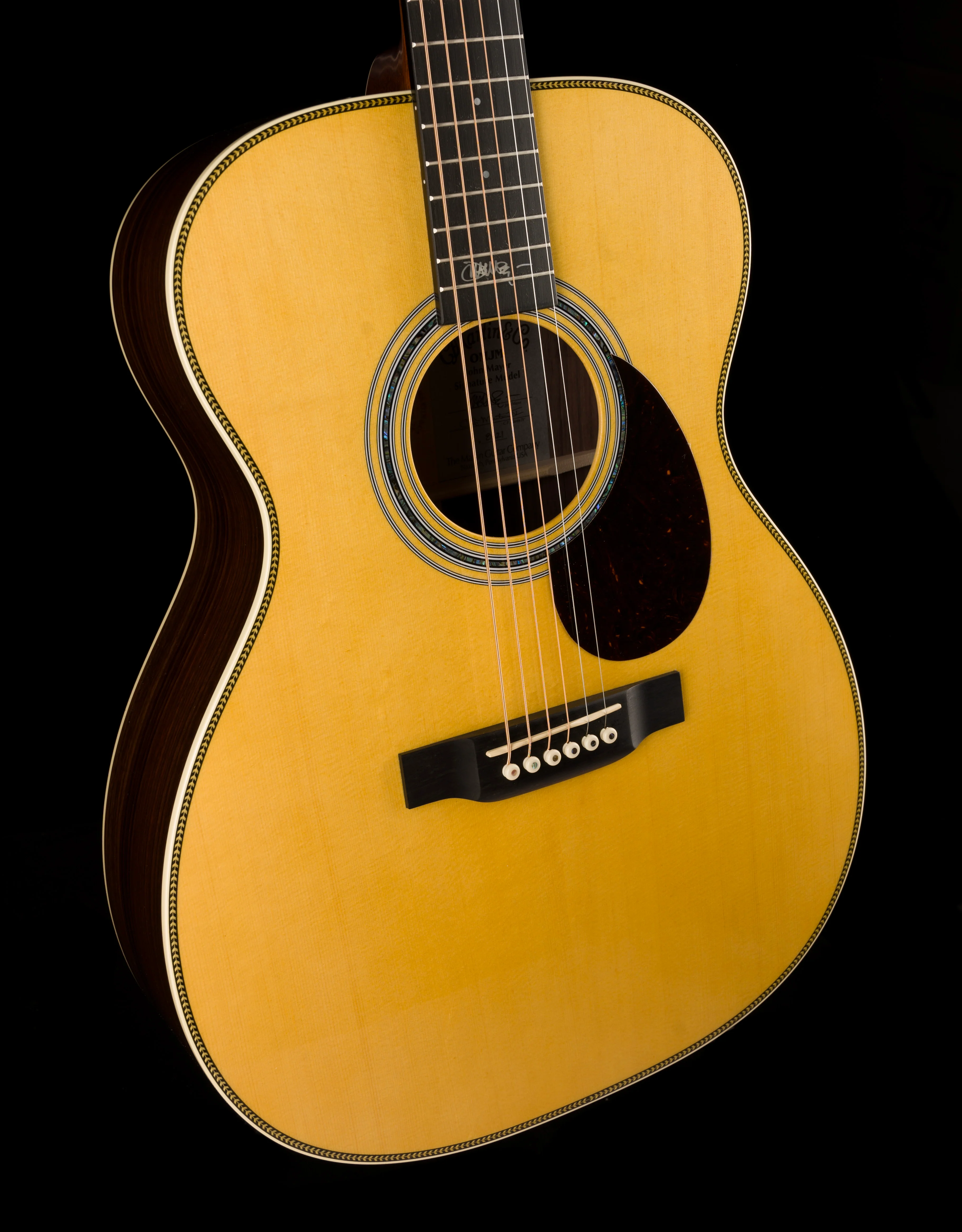 Martin OM-JM John Mayer Acoustic Guitar with Case - Image 9