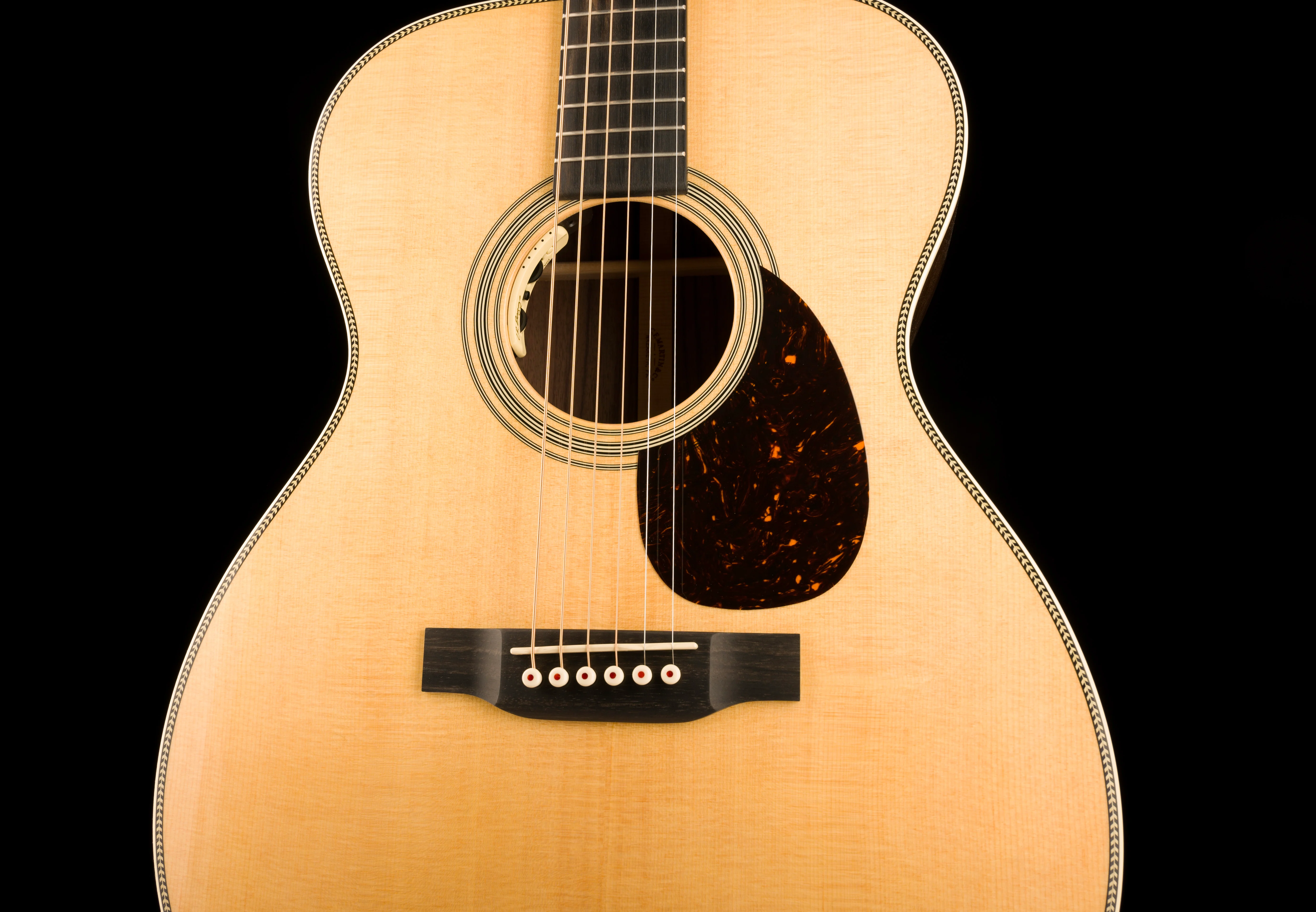 Martin OM28-E With LR Baggs Electronics Acoustic Electric Guitar With Case - Image 6