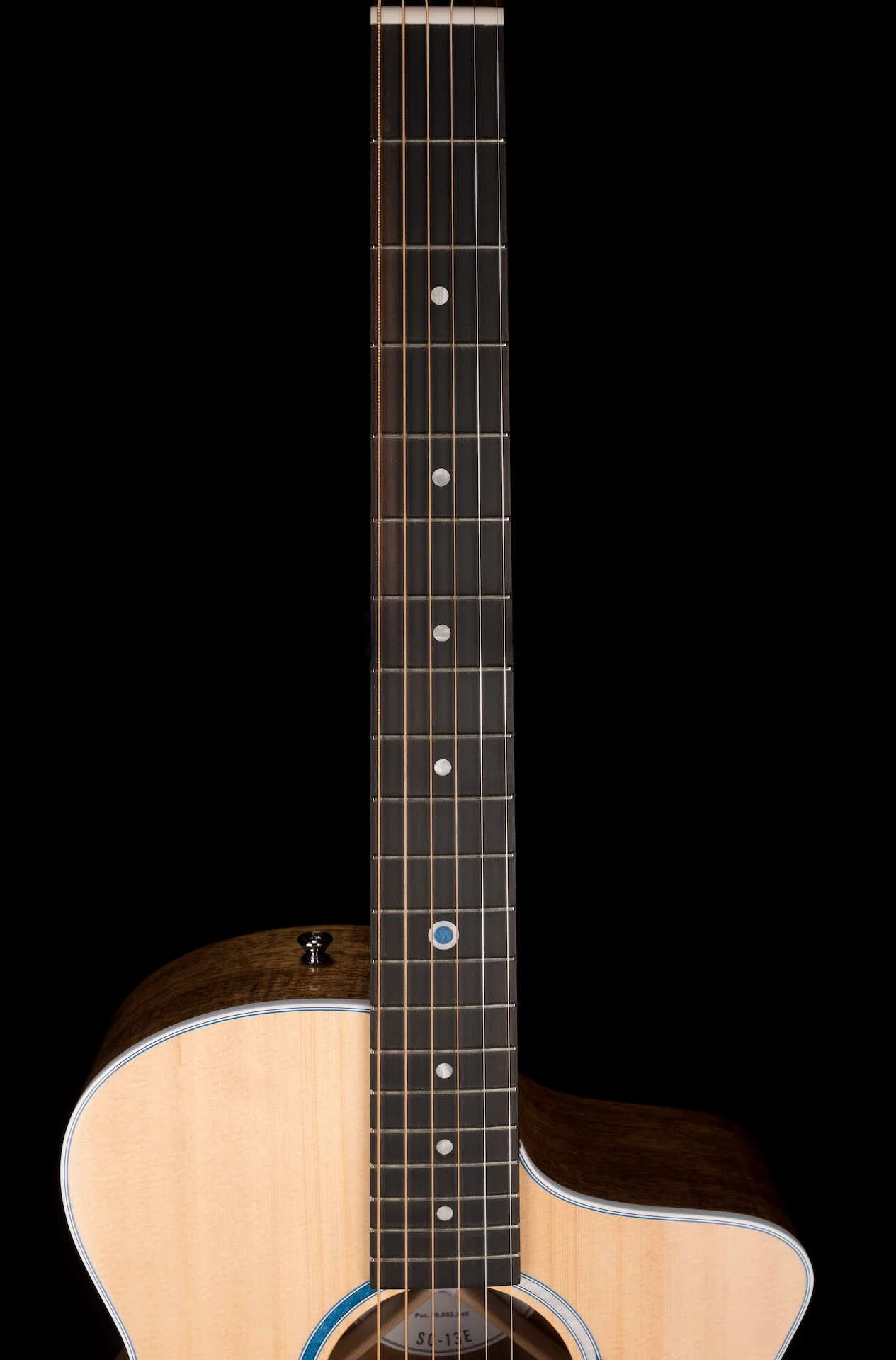 Martin SC-13E Natural Sitka Spruce with Koa Back and Sides Acoustic Guitar With Soft Shell Case - Image 12