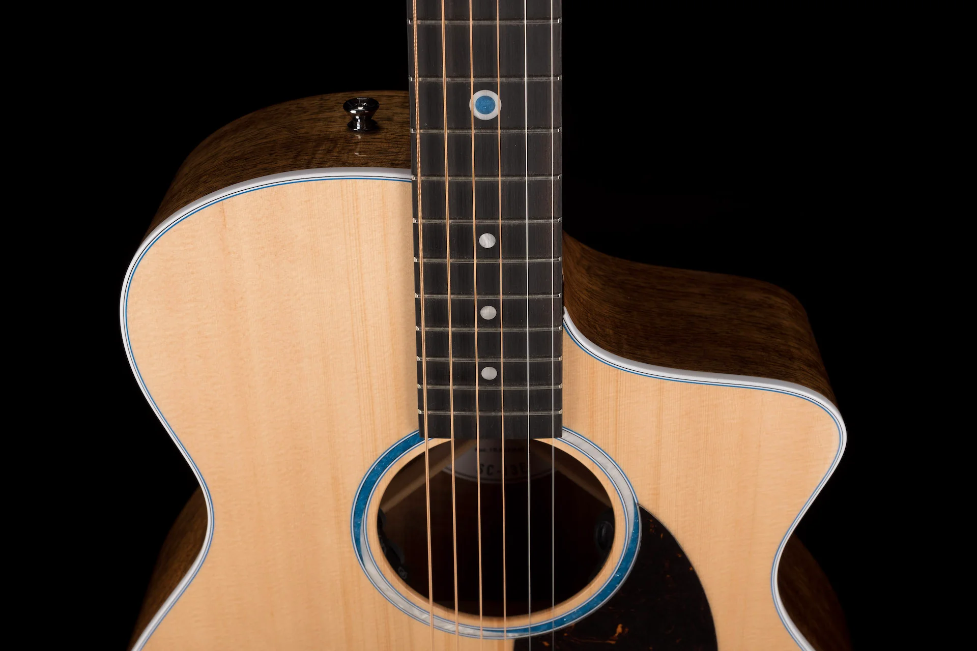 Martin SC-13E Natural Sitka Spruce with Koa Back and Sides Acoustic Guitar With Soft Shell Case - Image 3