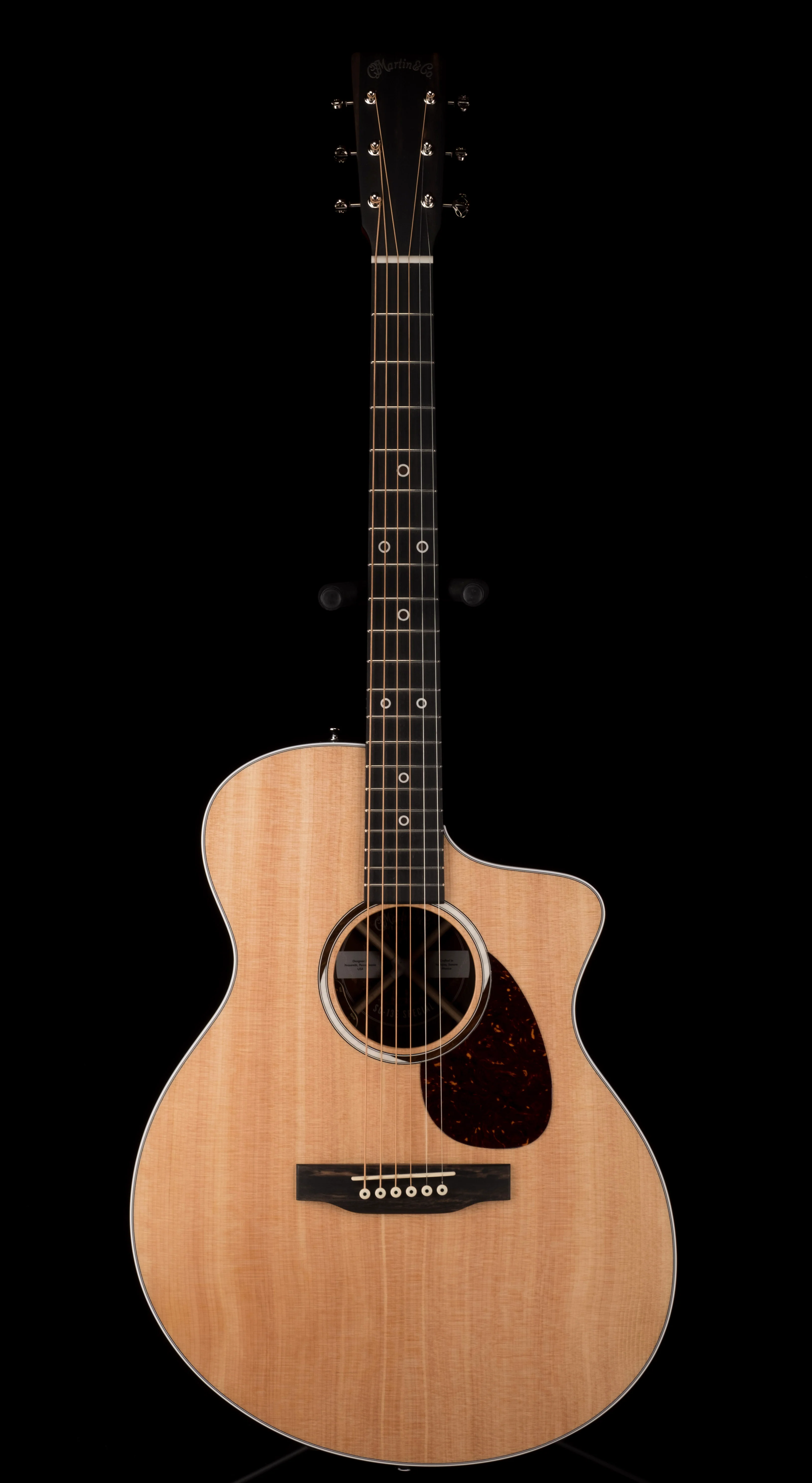 Martin SC-13E Special Sitka Spruce with Ziricote Back and Sides Acoustic Electric Guitar With Soft Case - Image 3