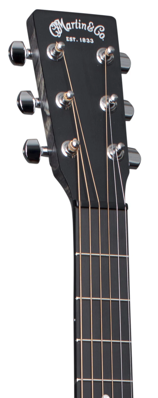 Martin D-X1E Dreadnought Black Acoustic Electric Guitar With Bag - Image 5