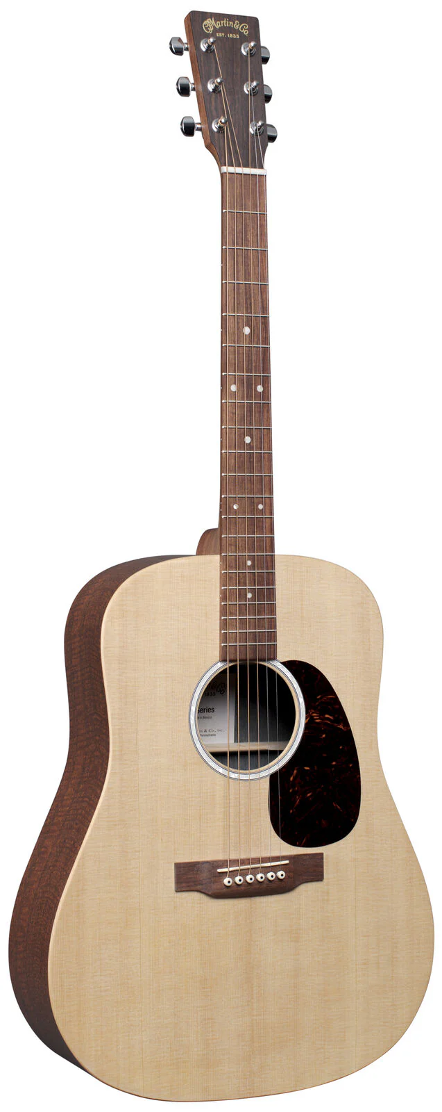 Martin X Series D-X2E-02 Mahogany Dreadnought Natural with Gig Bag - Image 2