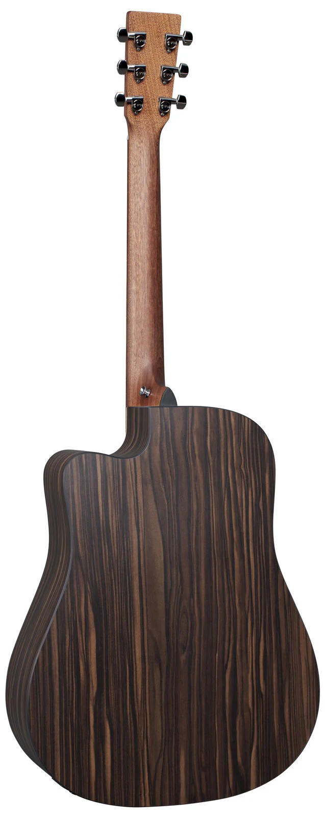Martin X Series DC-X2E-02 Macassar Dreadnought Natural with Gig Bag - Image 3