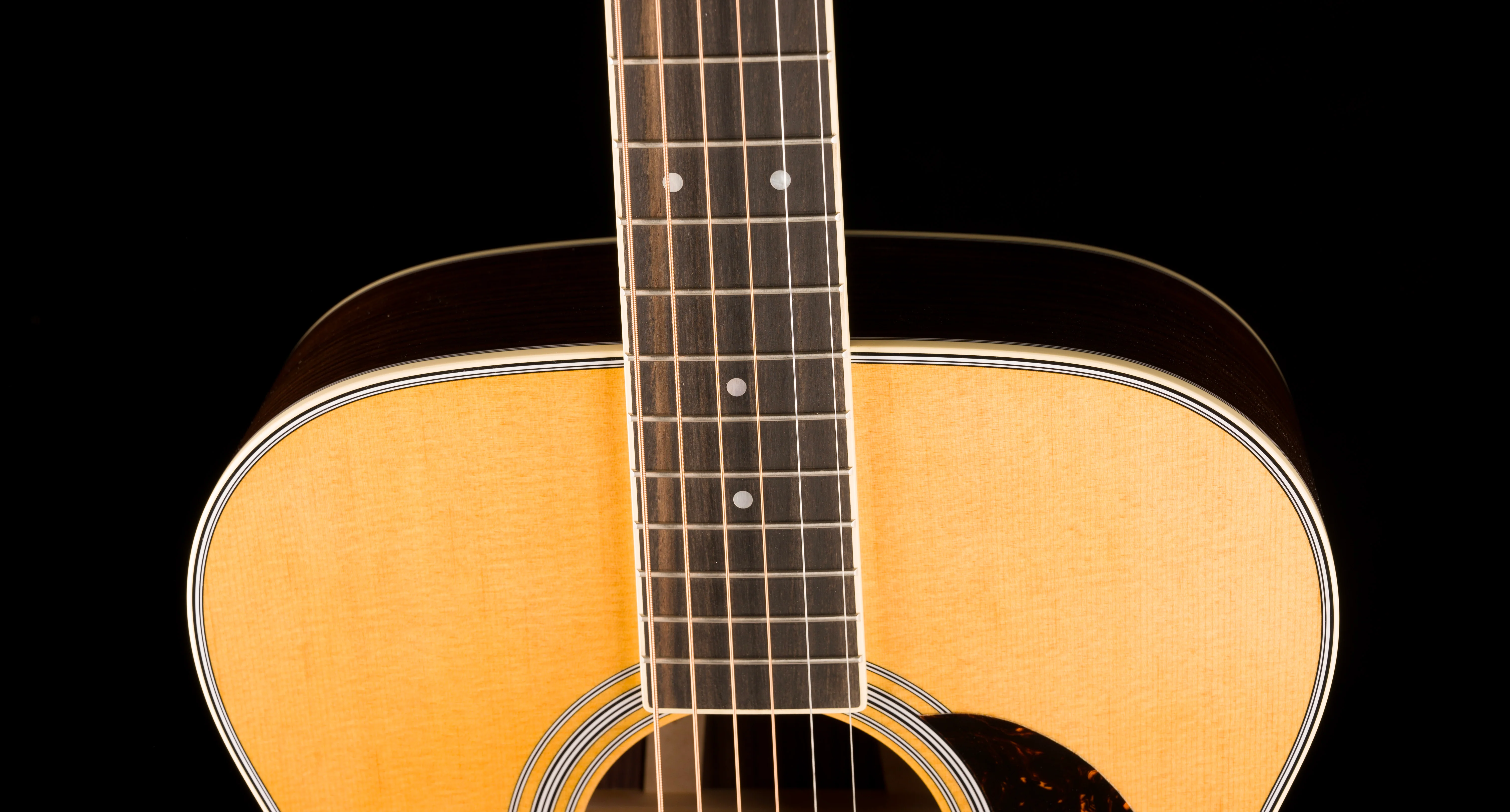 Martin M-36 Acoustic Guitar Natural - Image 4