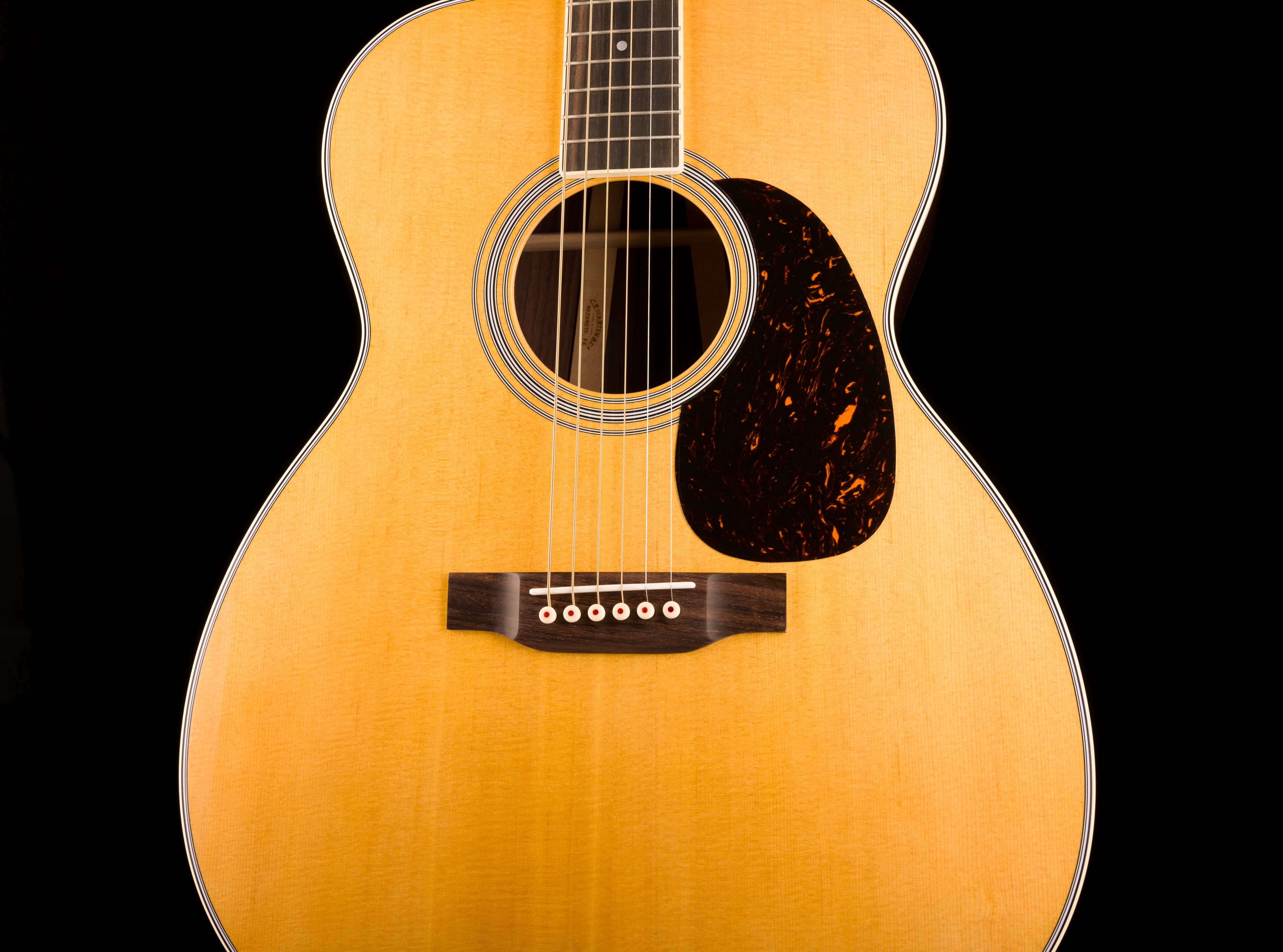 Martin M-36 Acoustic Guitar Natural - Image 7