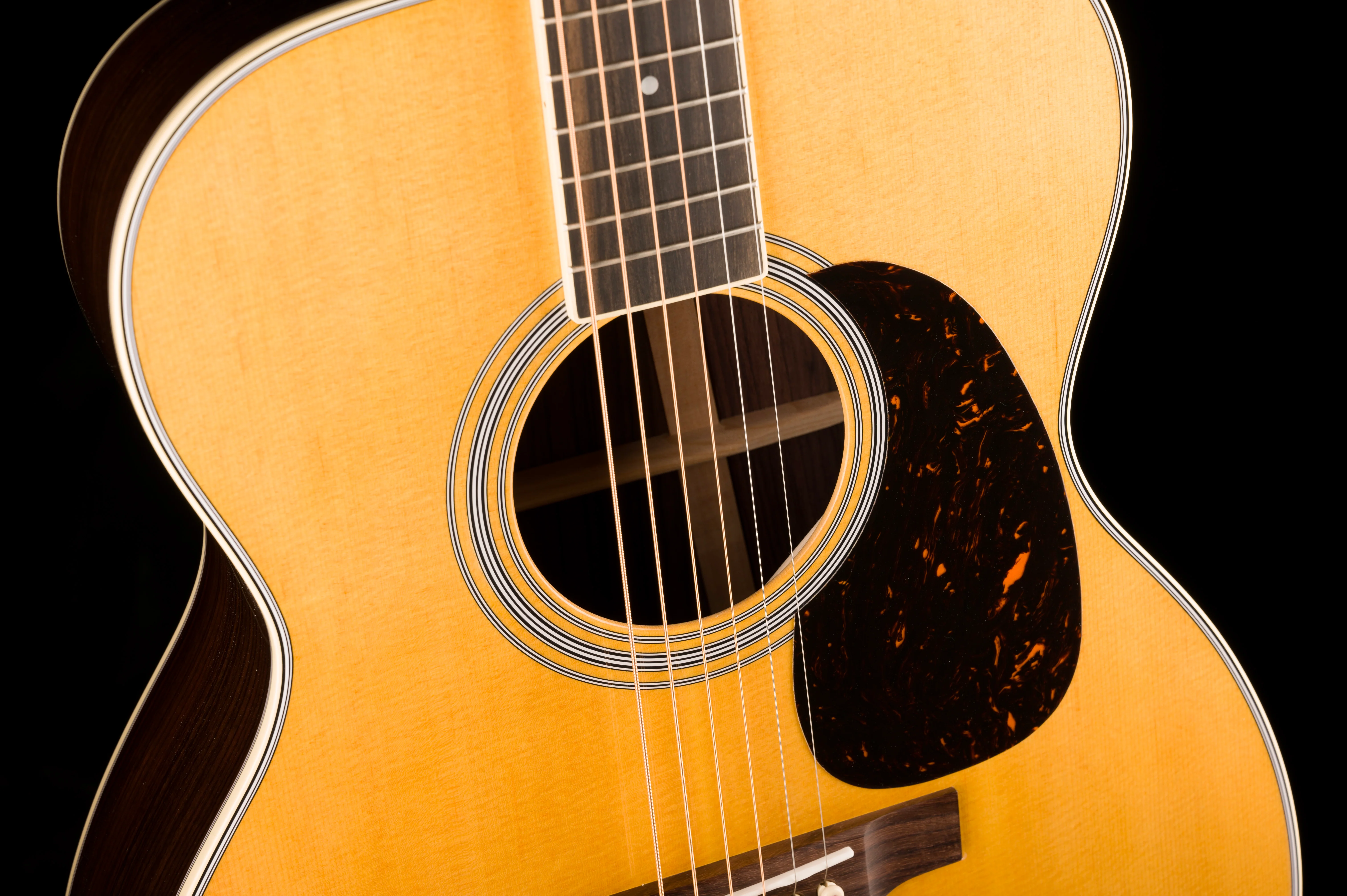 Martin M-36 Acoustic Guitar Natural - Image 8